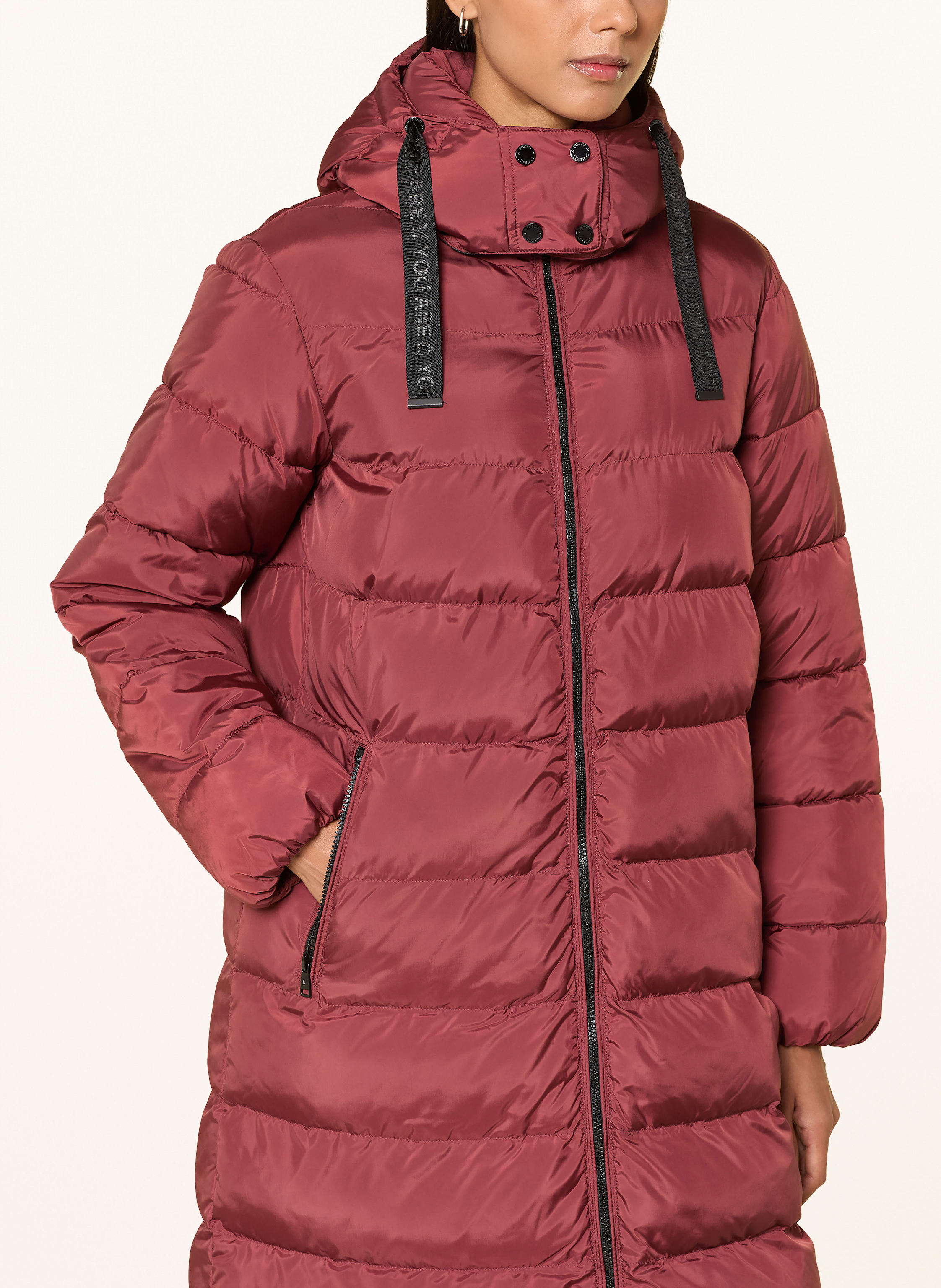 Thumbnail - Fuchs Schmitt Steppmantel Mit Abnehmbarer Kapuze rot