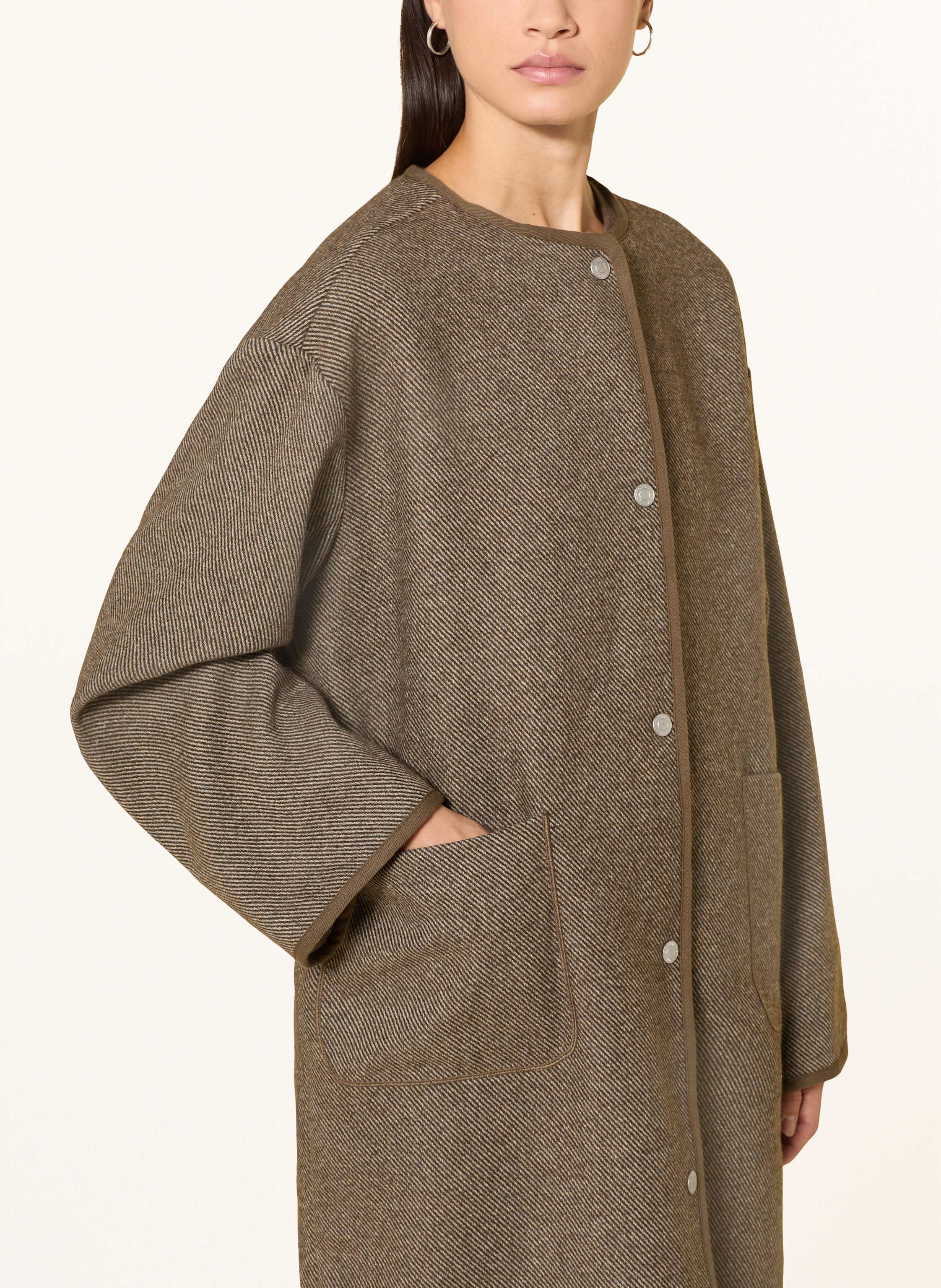 Thumbnail - Lollys Laundry Mantel Lockerbiell braun