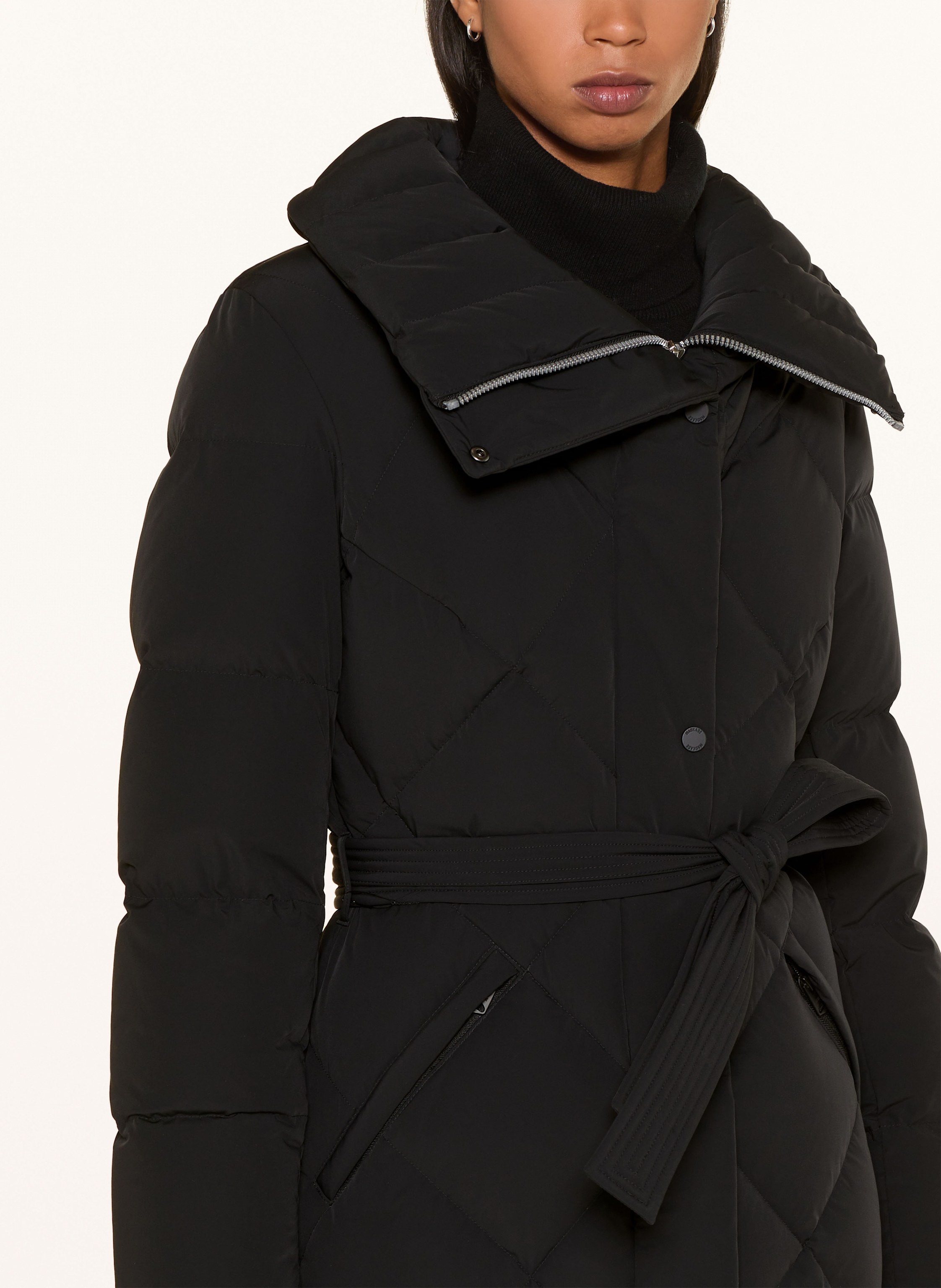 Thumbnail - Mackage Daunenmantel Laurella Mit Herausnehmbarer Blende schwarz