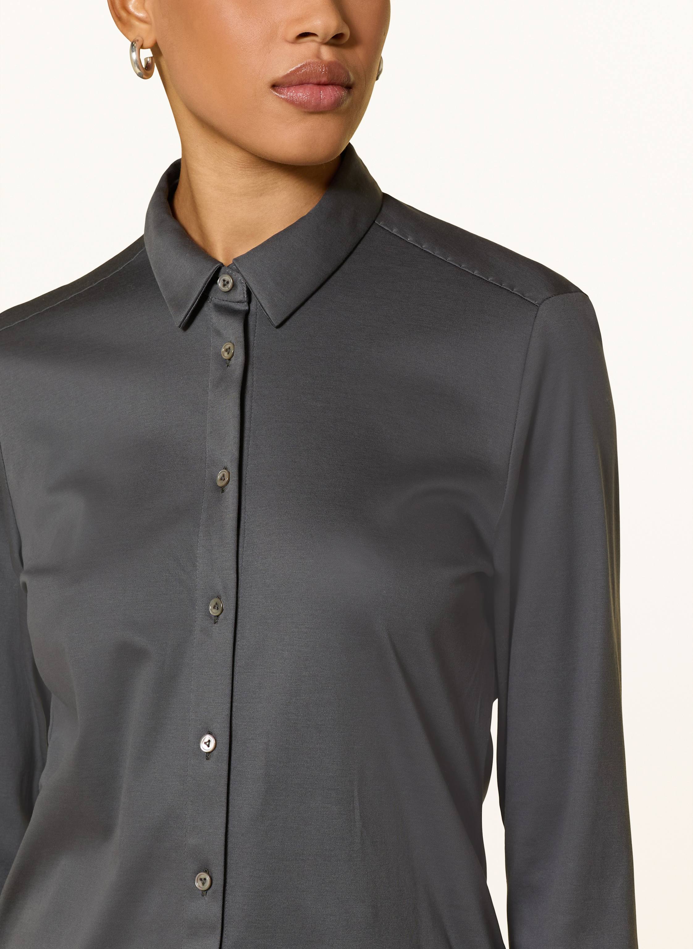 Thumbnail - Van Laack Hemdbluse Vl-Malis-Sv grau