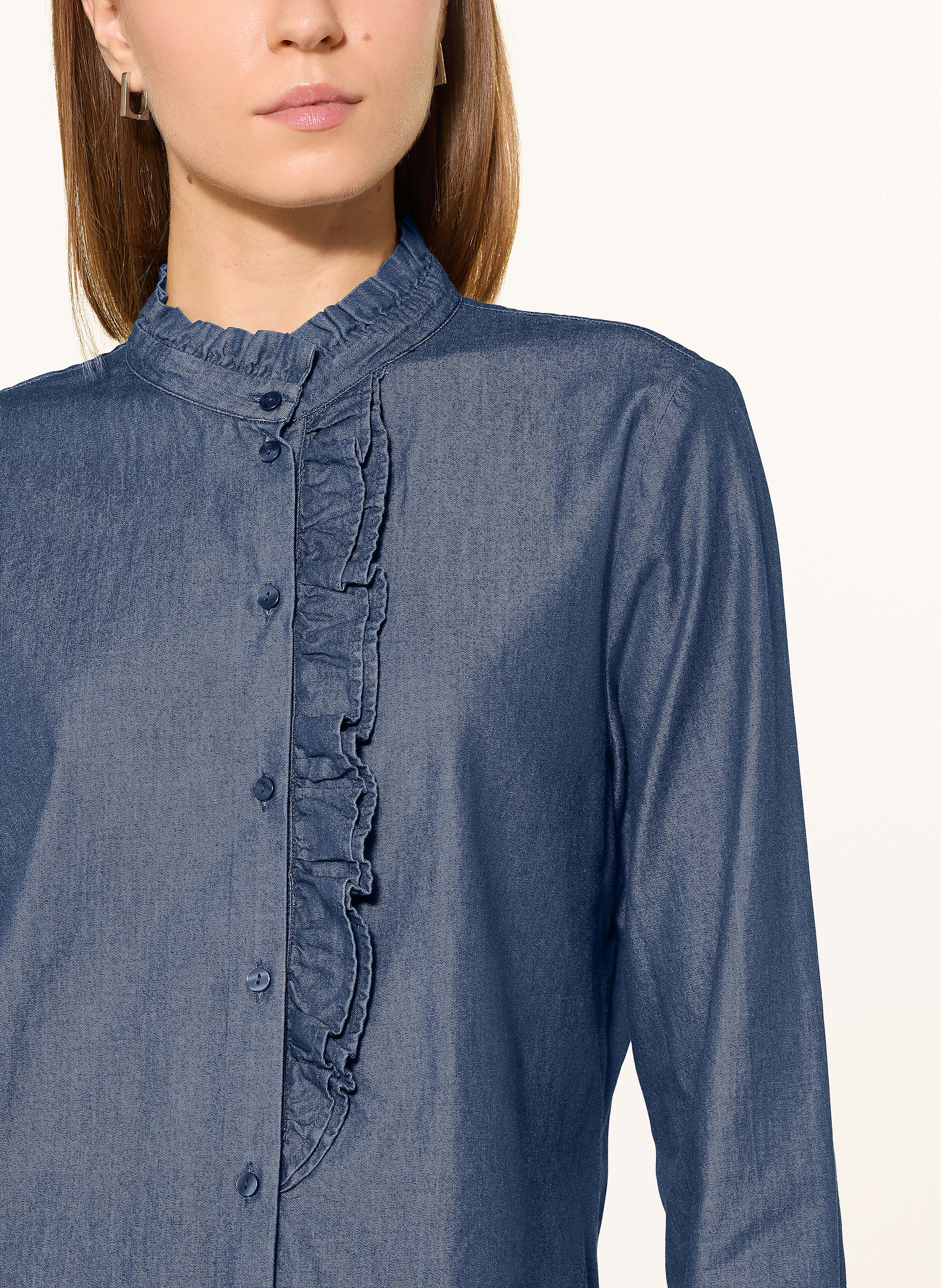 Thumbnail - Eterna Jeansbluse blau