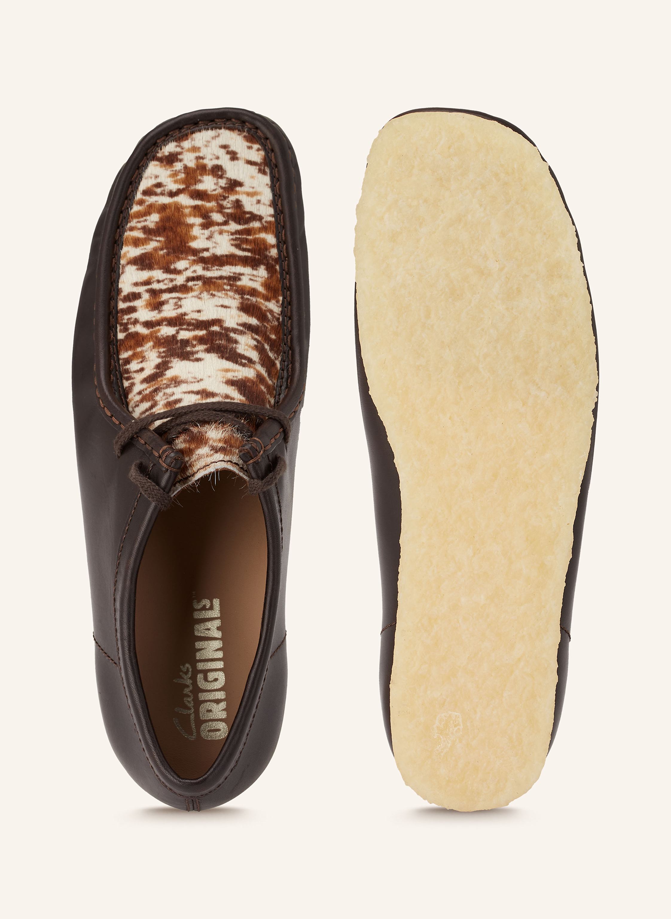 Thumbnail - Clarks Originals Schnürer Wallabee braun