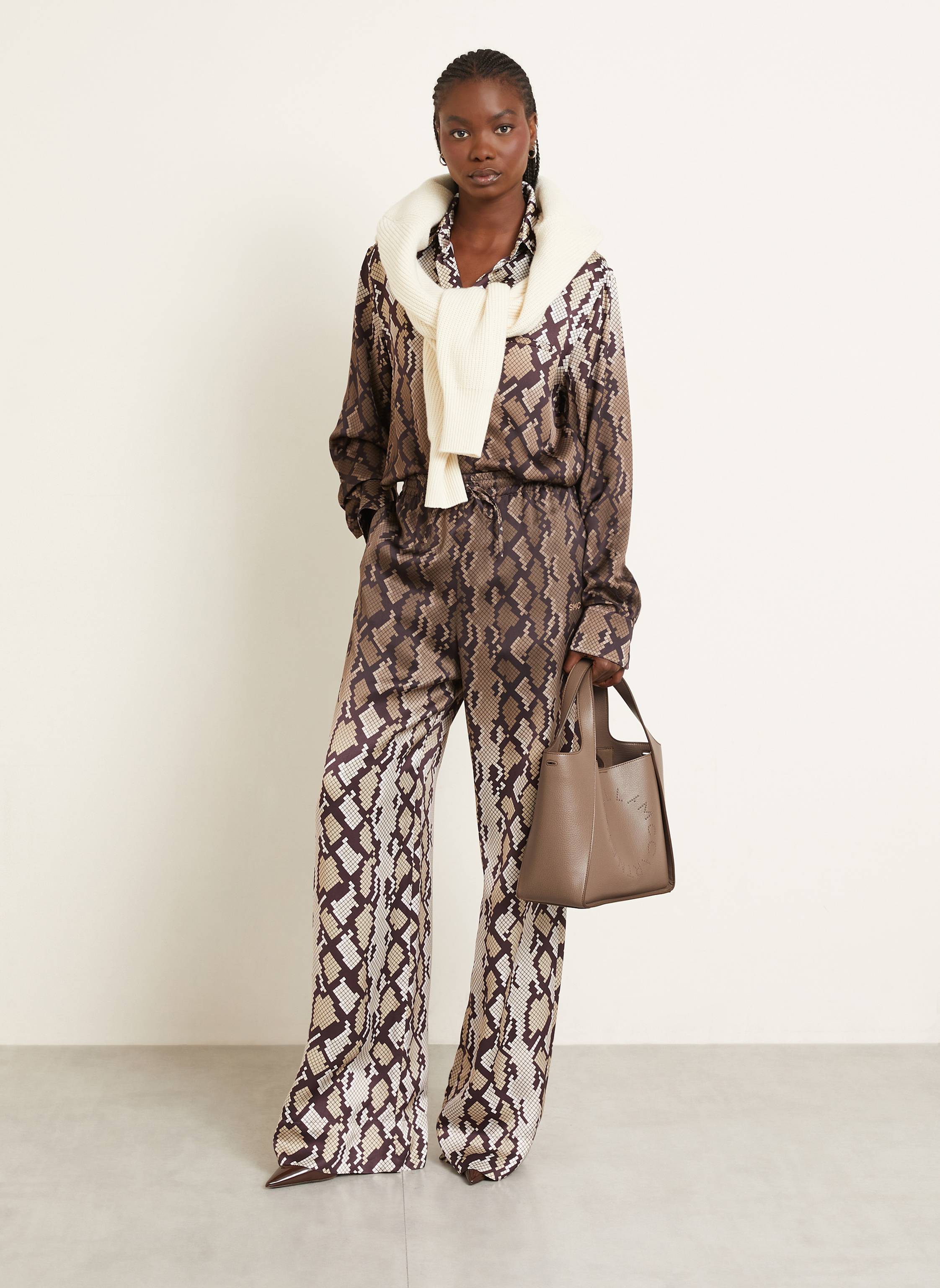 Thumbnail - Stella Mccartney Shopper Mit Pouch grau