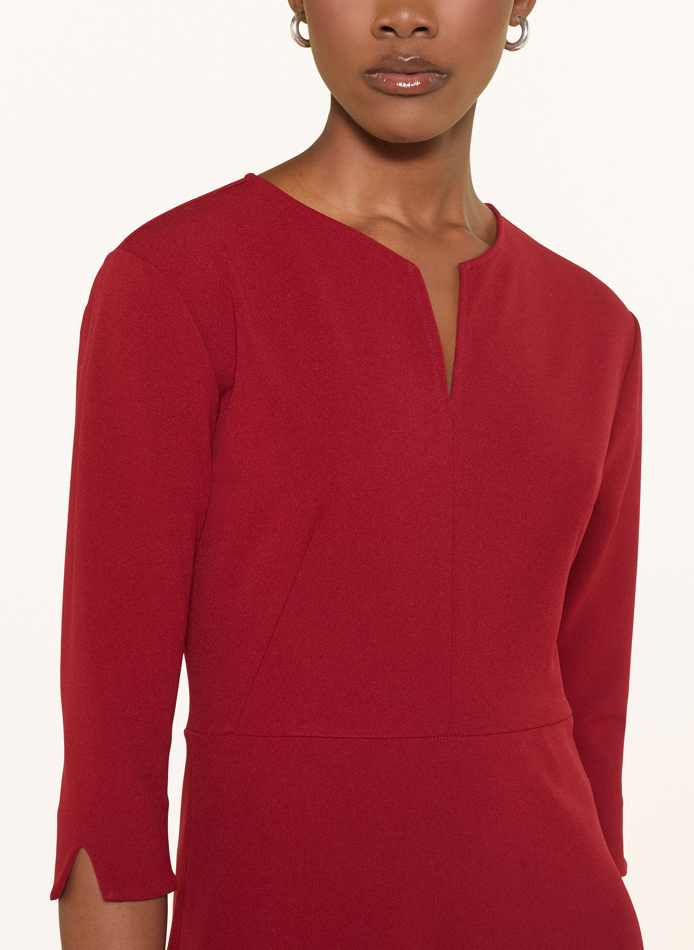 Thumbnail - Calvin Klein Kleid Mit 3/4-Arm rot