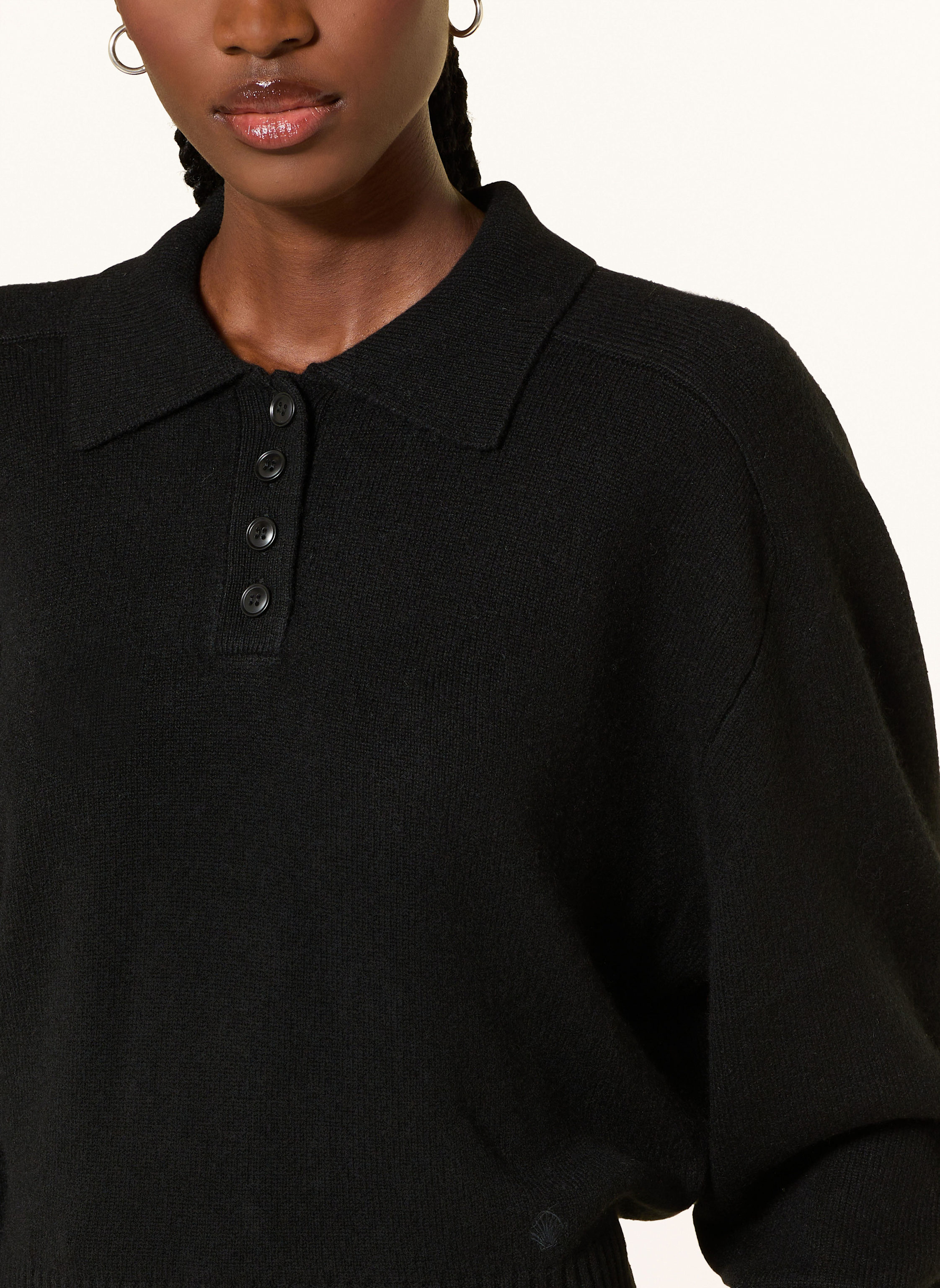 Thumbnail - Loulou De Saison Cashmere-Pullover Homere schwarz