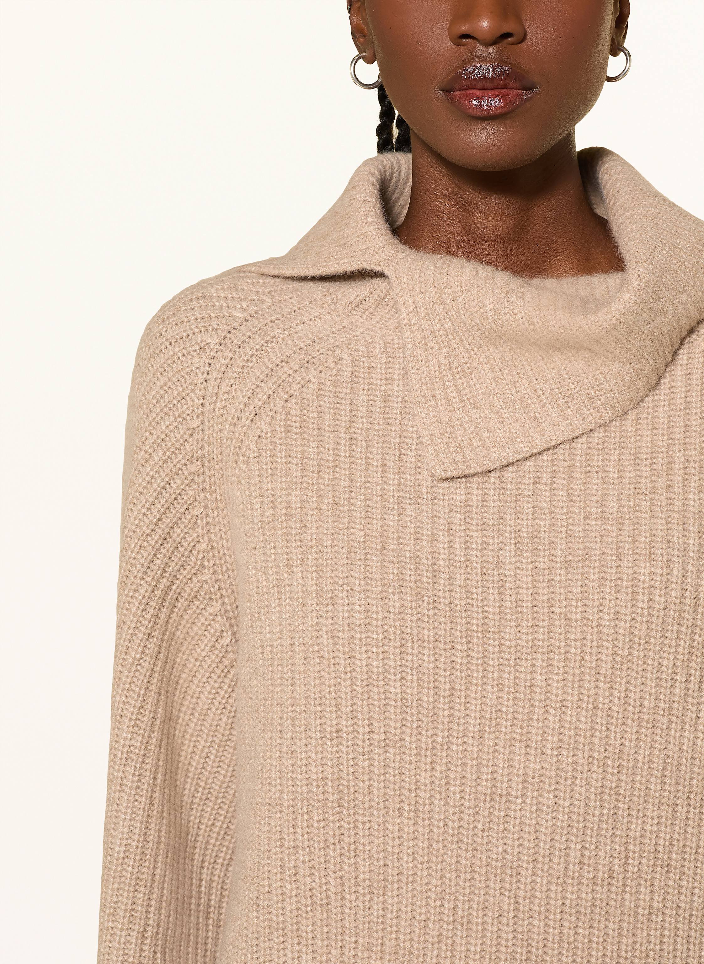 Thumbnail - Loulou De Saison Cashmere-Pullover Cecil beige