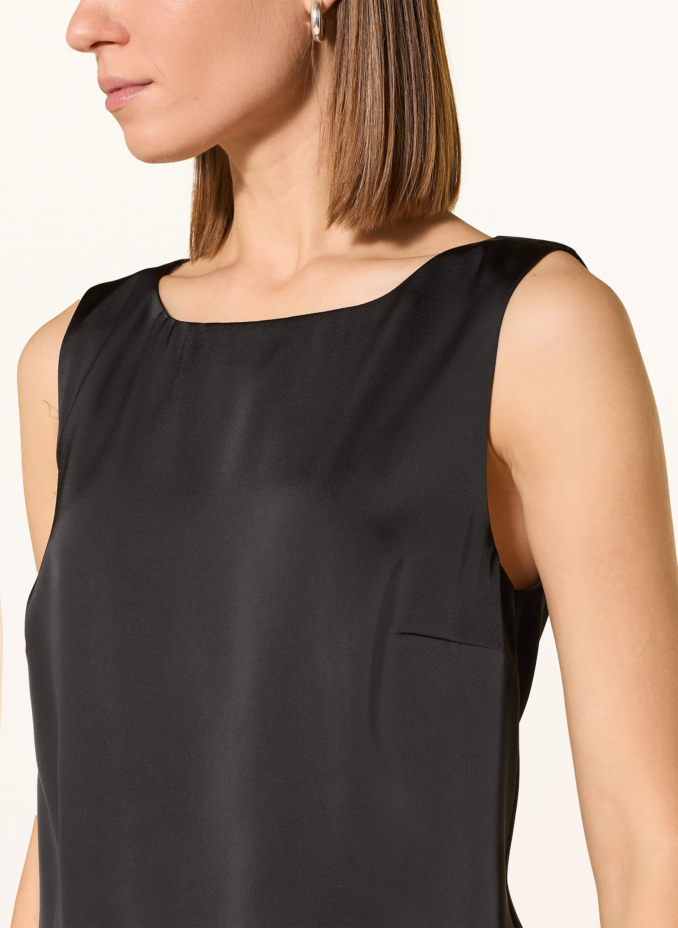 Thumbnail - V By Vera Mont Satintop Mit Glitzergarn schwarz