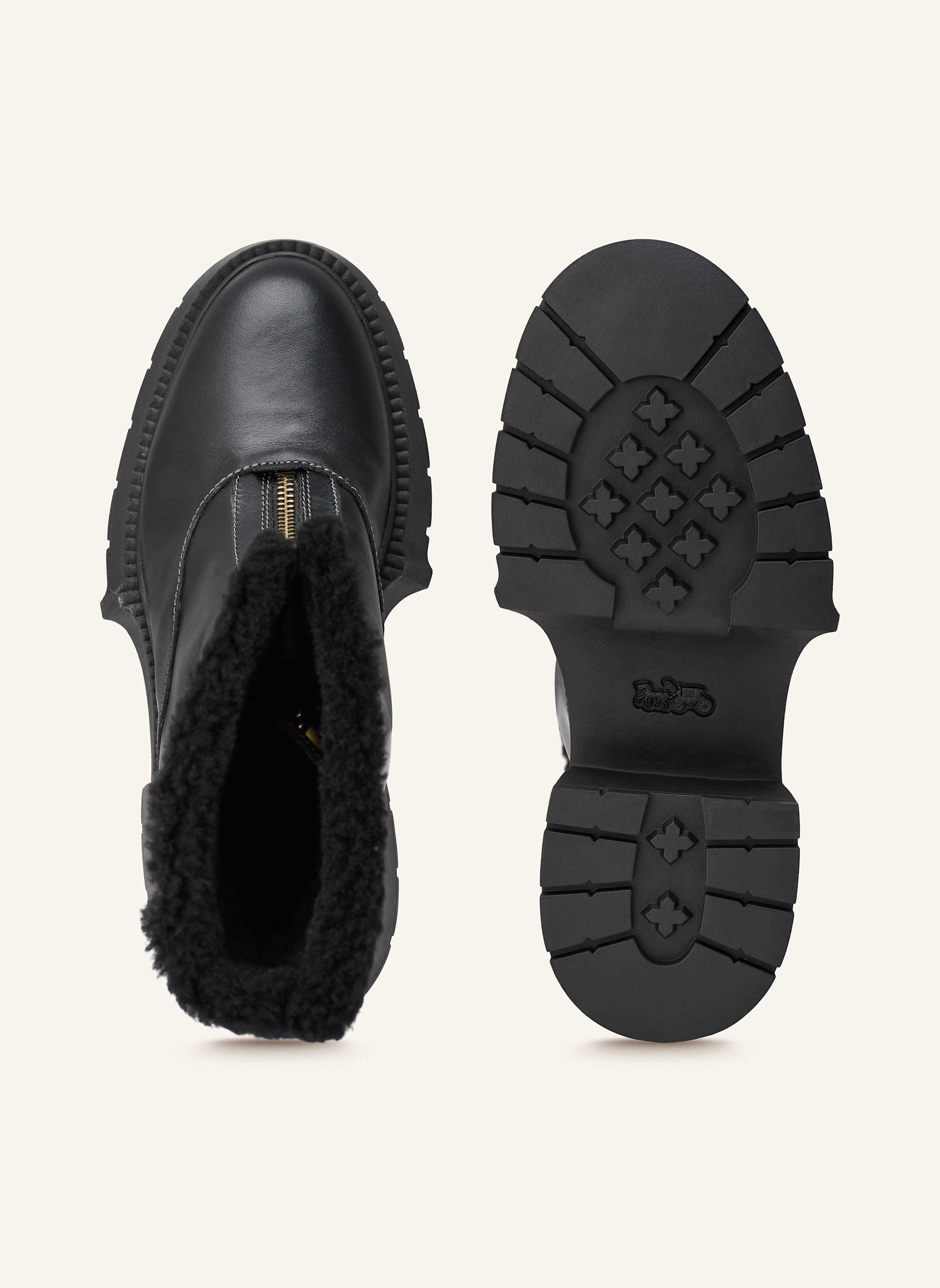 Thumbnail - Coach Boots Leah schwarz