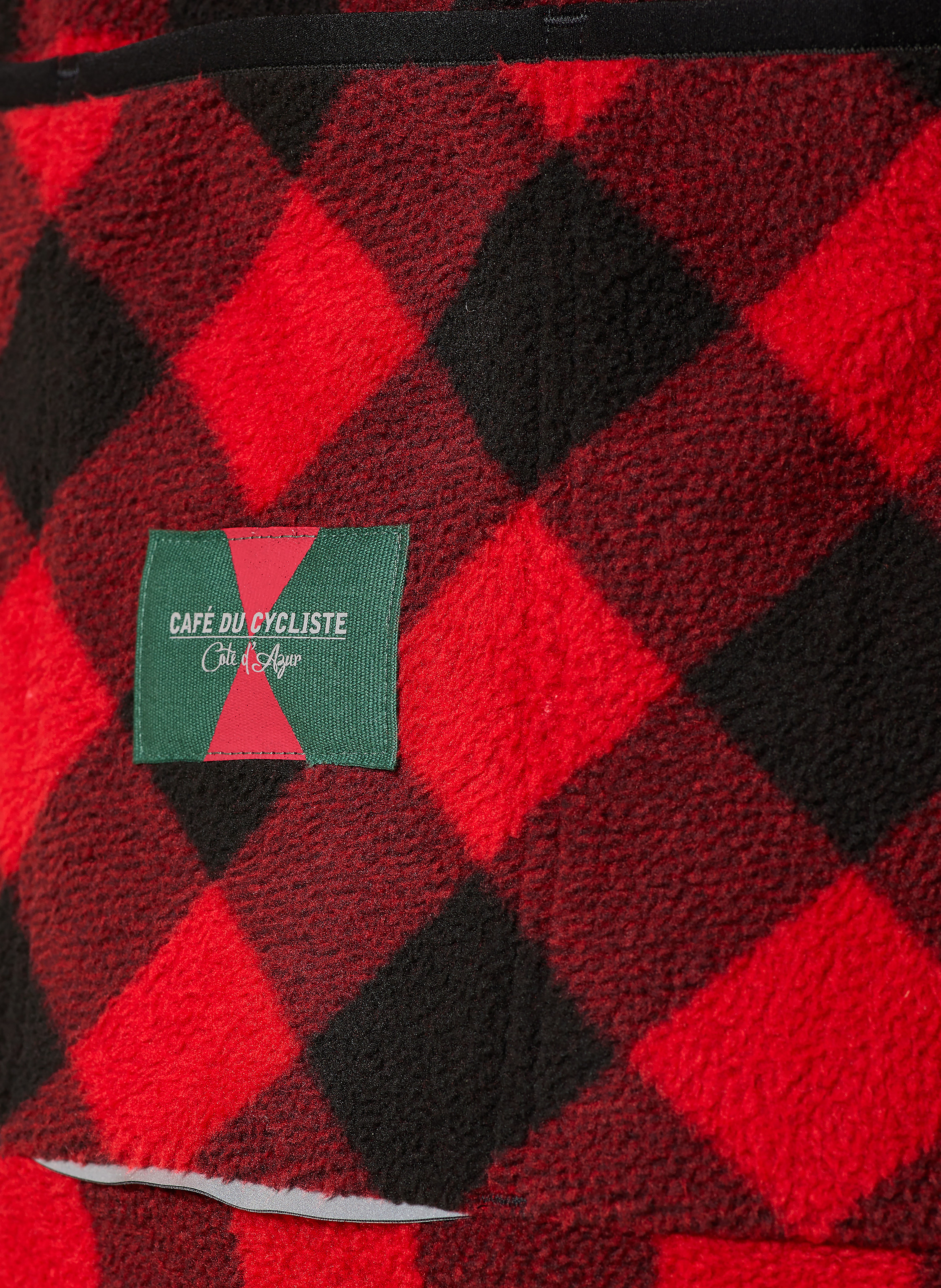 Thumbnail - Café Du Cycliste Fleece-Radtrikot Solange rot