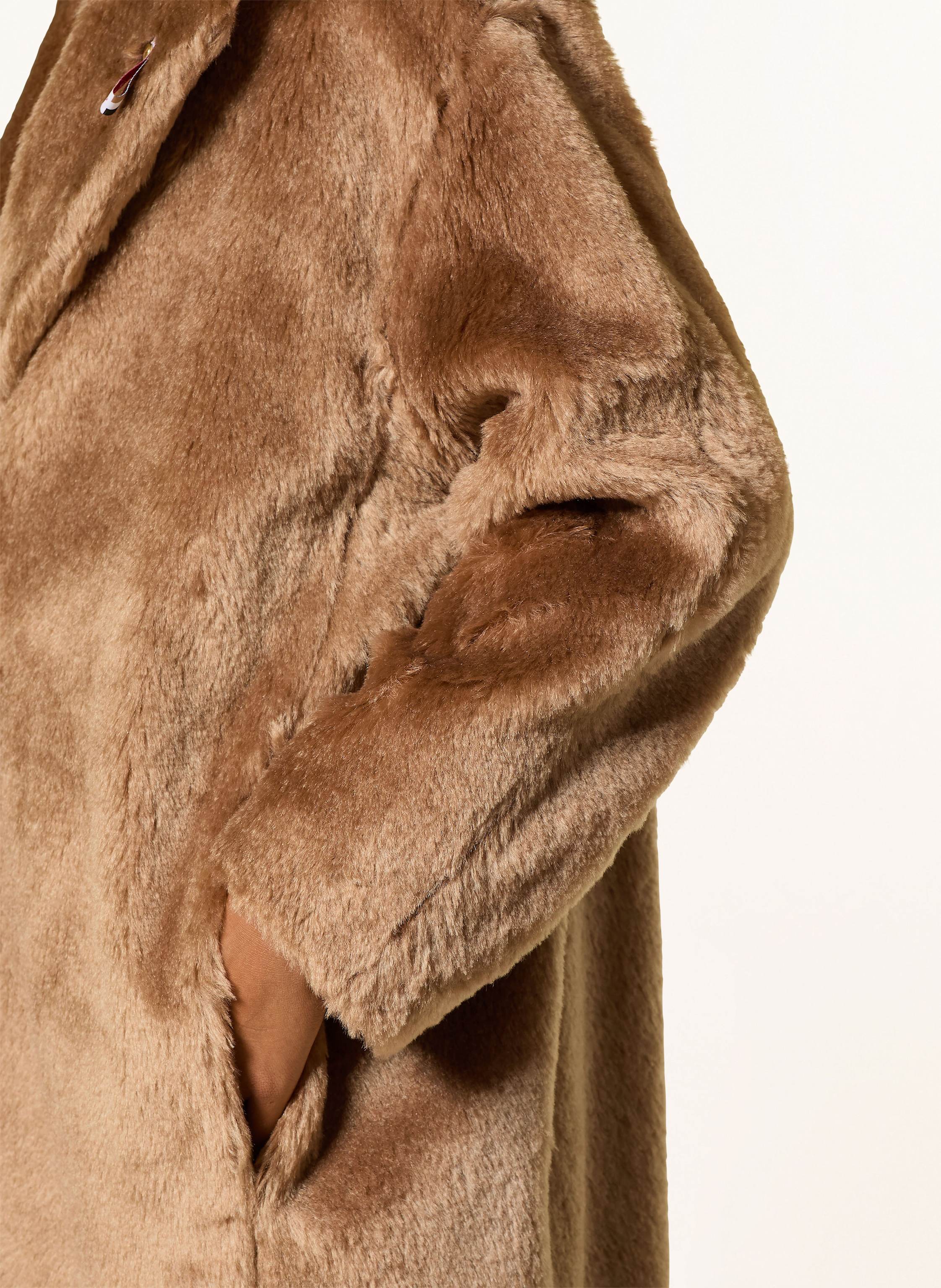 Thumbnail - Boss Mantel Capony Mit Mohair beige