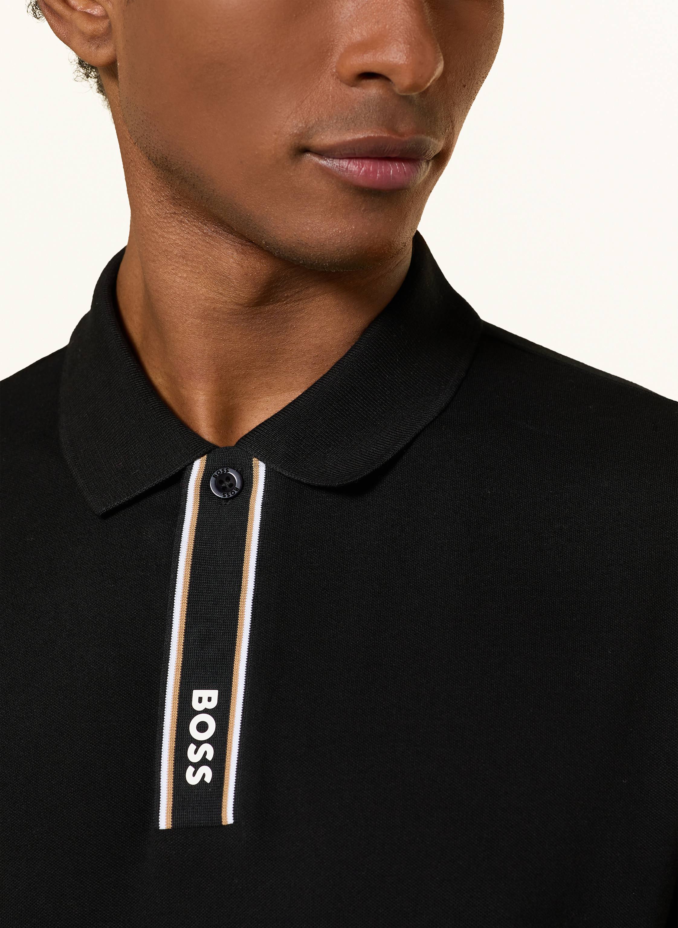 Thumbnail - Boss Jersey-Poloshirt Paddy schwarz