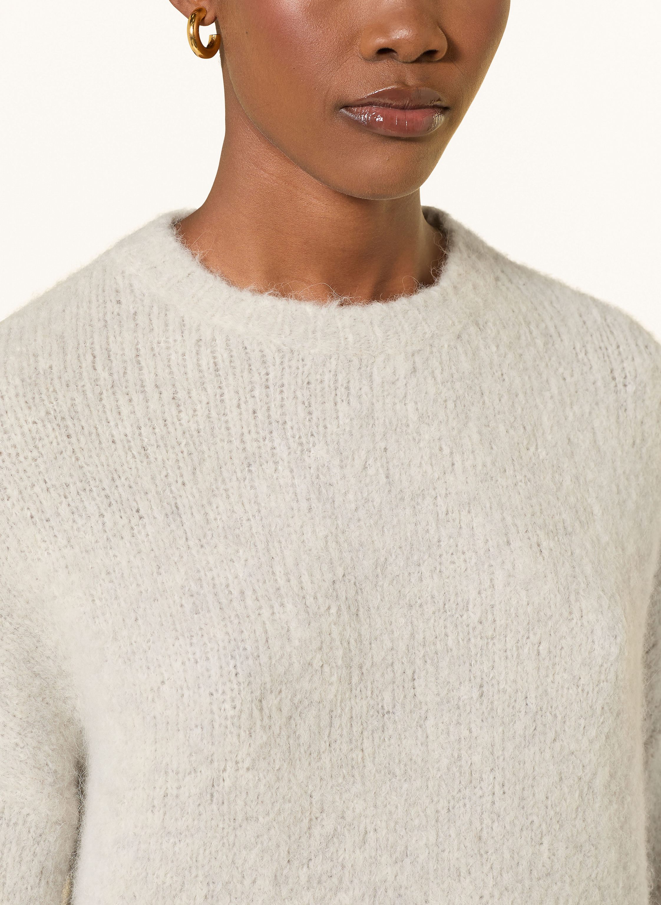 Thumbnail - Sosue Pullover Liv Aus Alpaka grau