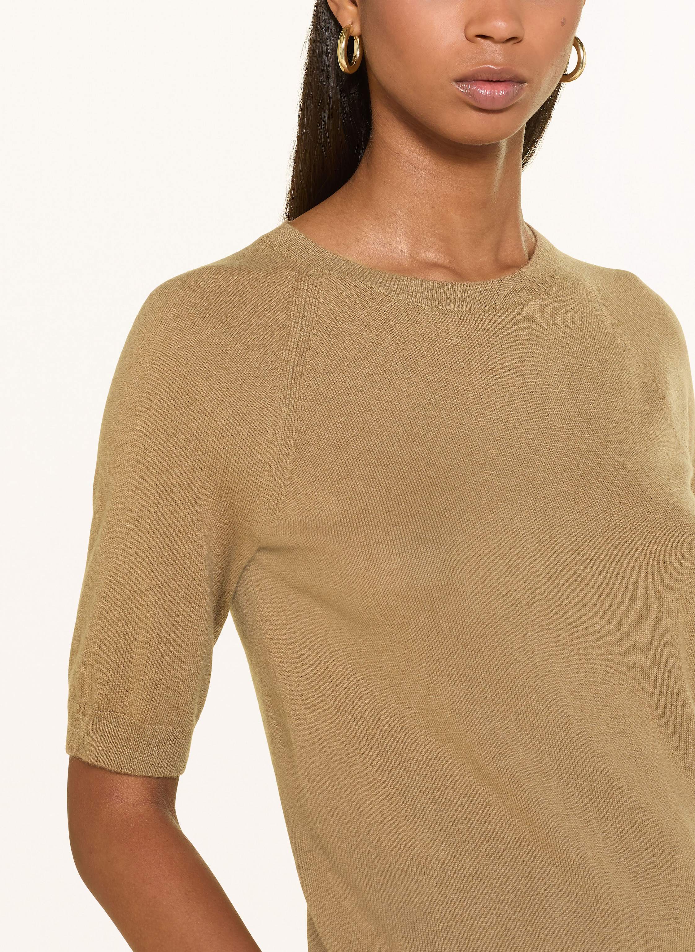 Thumbnail - Mm Strickshirt Yen Mit Cashmere braun