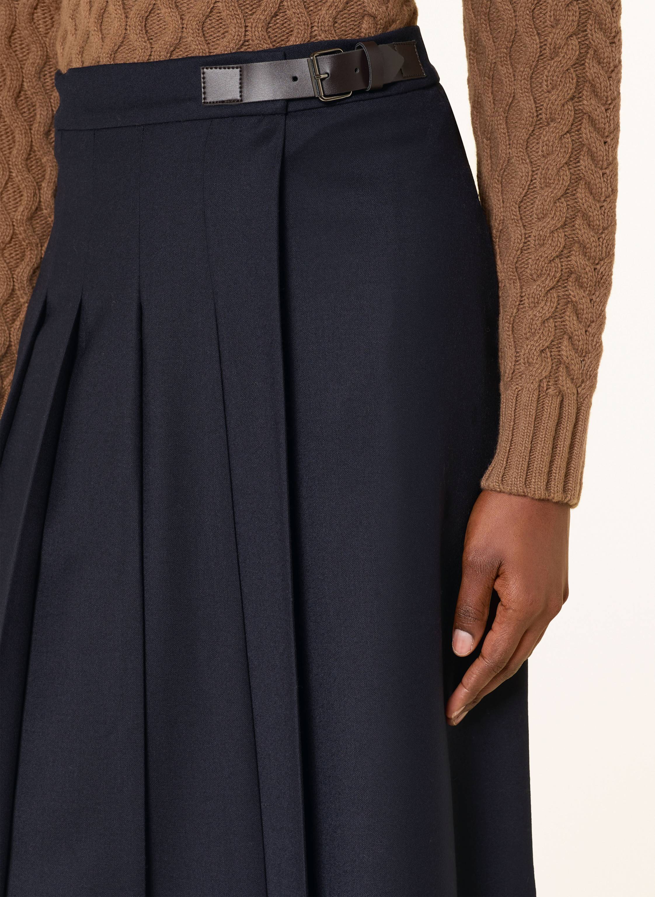 Thumbnail - Weekend Max Mara Faltenrock Fastoso blau