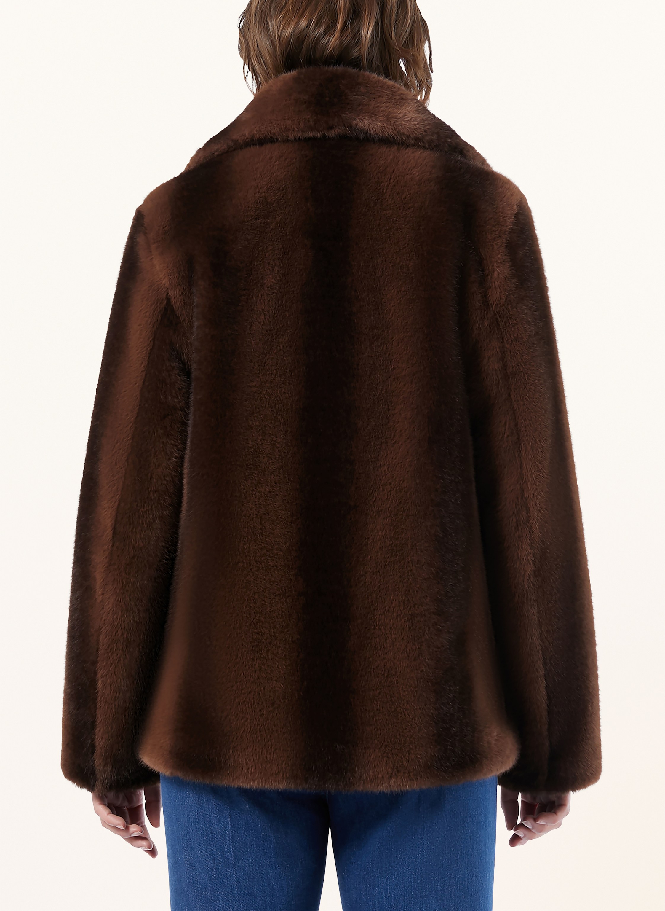 Thumbnail - Persona Marina Rinaldi Kunstpelz-Jacke Etruria braun