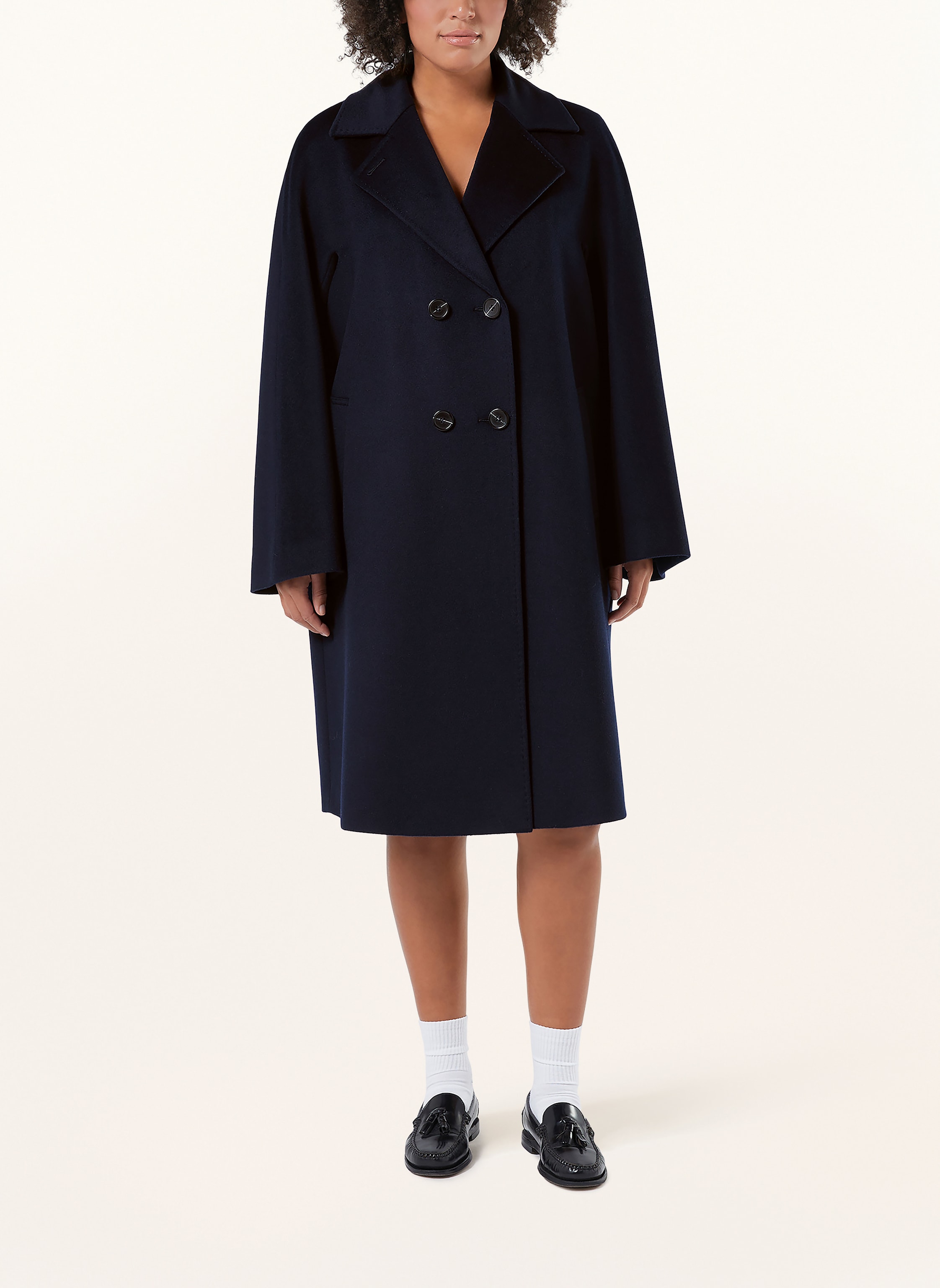 Thumbnail - Persona Marina Rinaldi Wollmantel Toronto blau