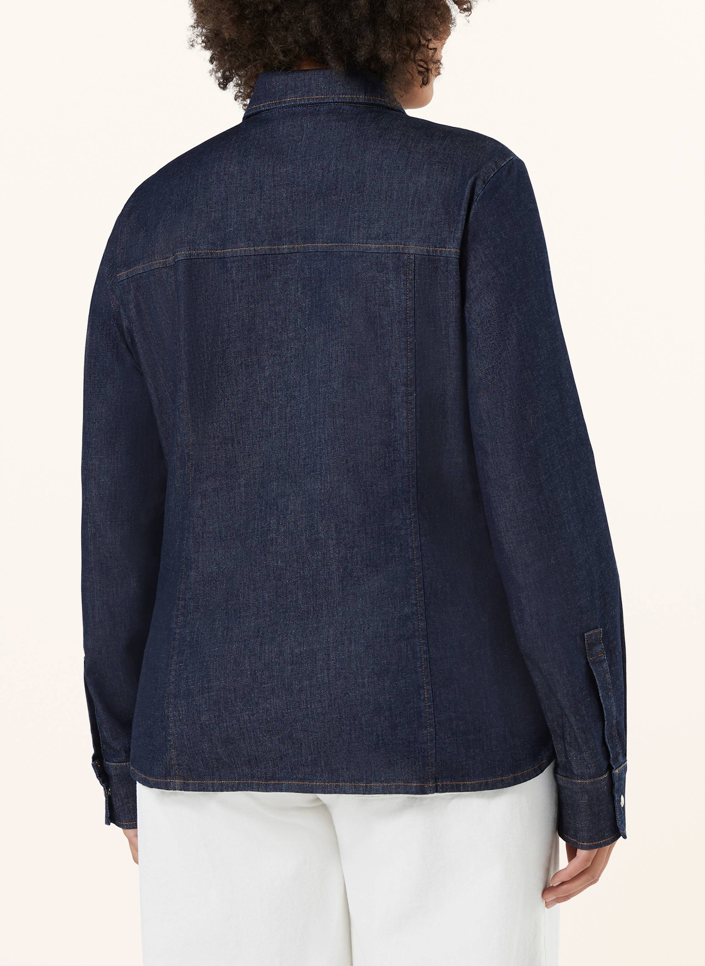 Thumbnail - Persona Marina Rinaldi Jeansbluse Falda schwarz