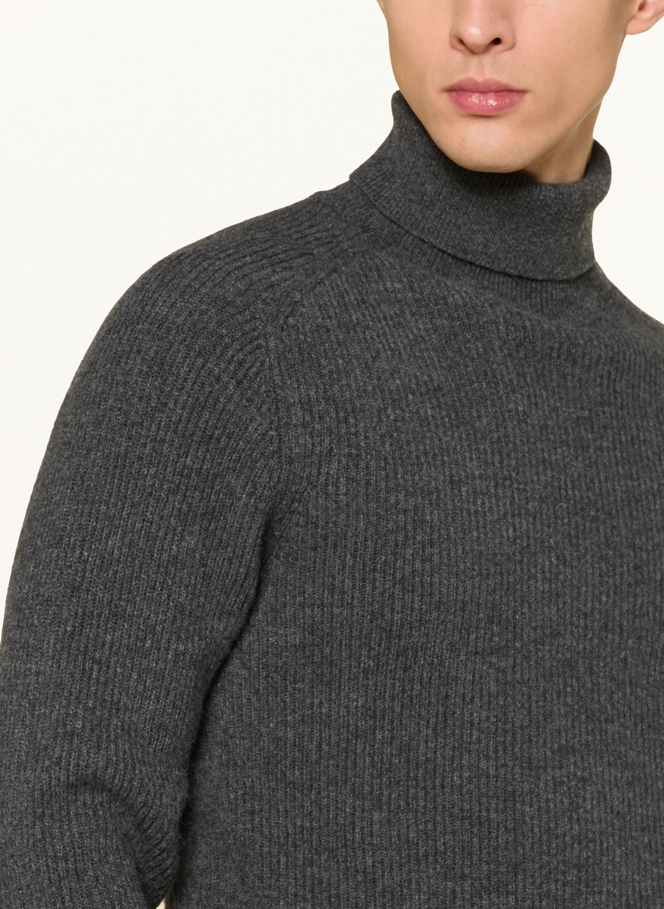 Thumbnail - Profuomo Rollkragenpullover grau