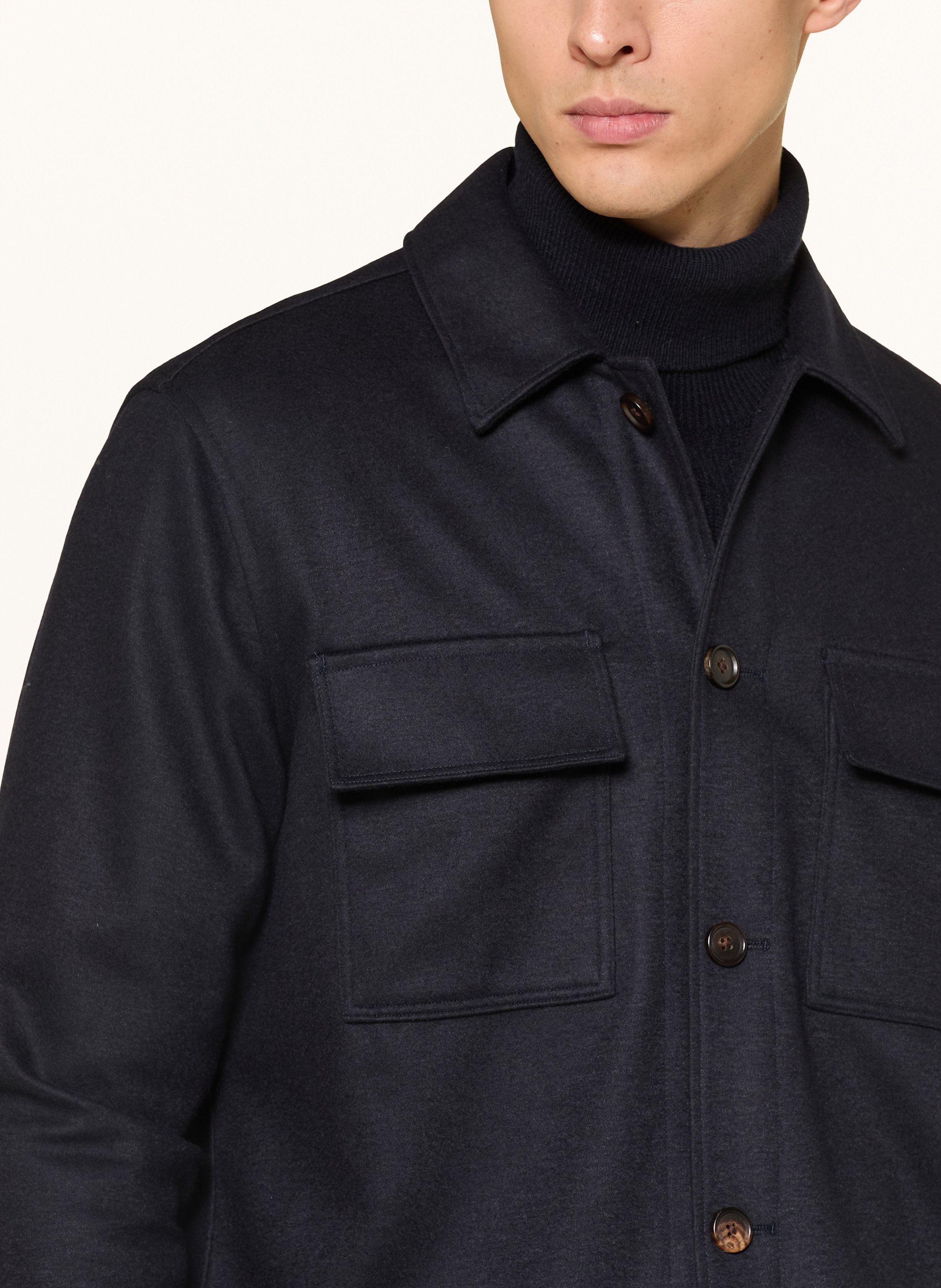Thumbnail - Profuomo Overshirt blau