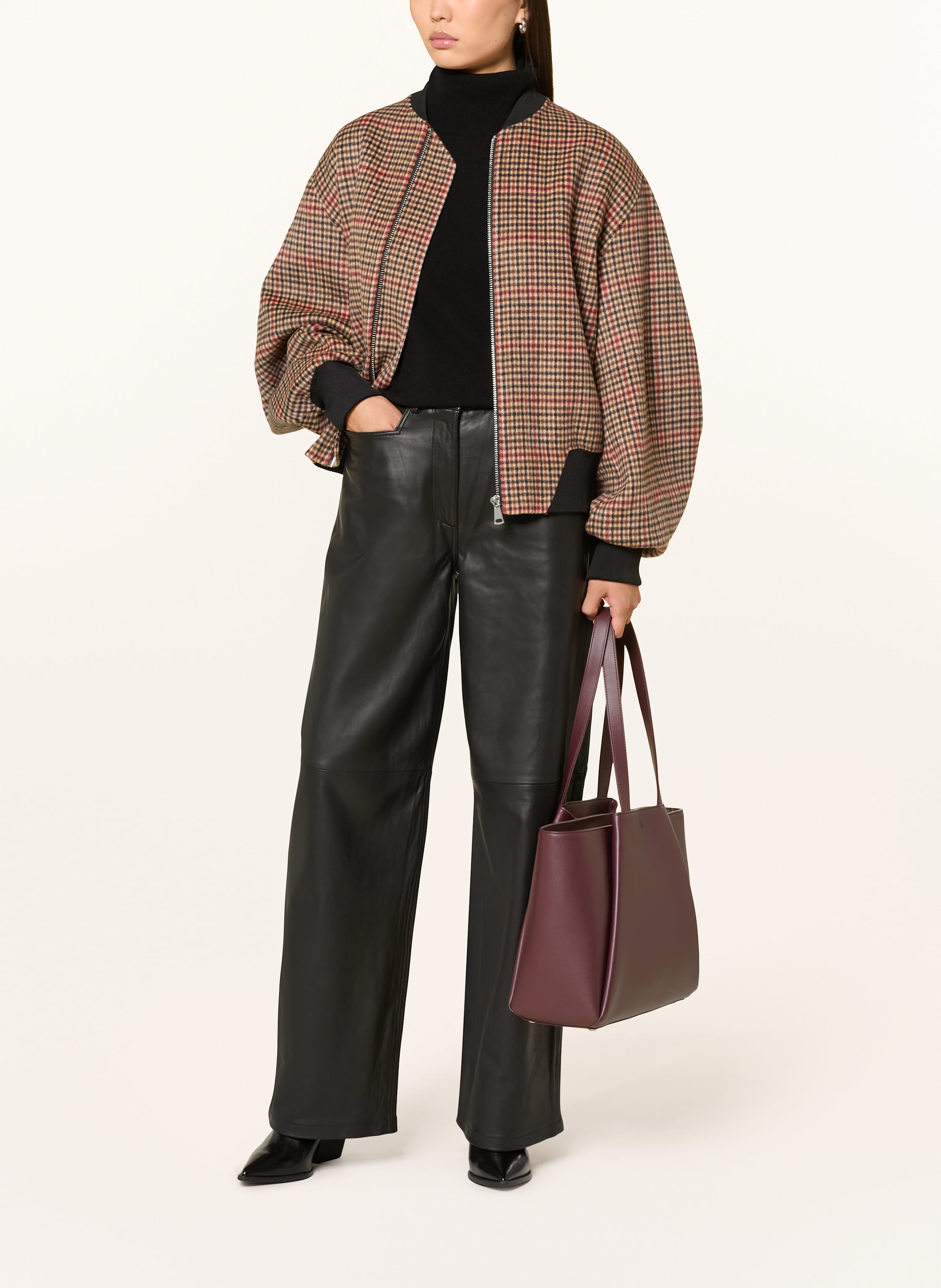 Thumbnail - Kaai Shopper Midi Pyramid rot