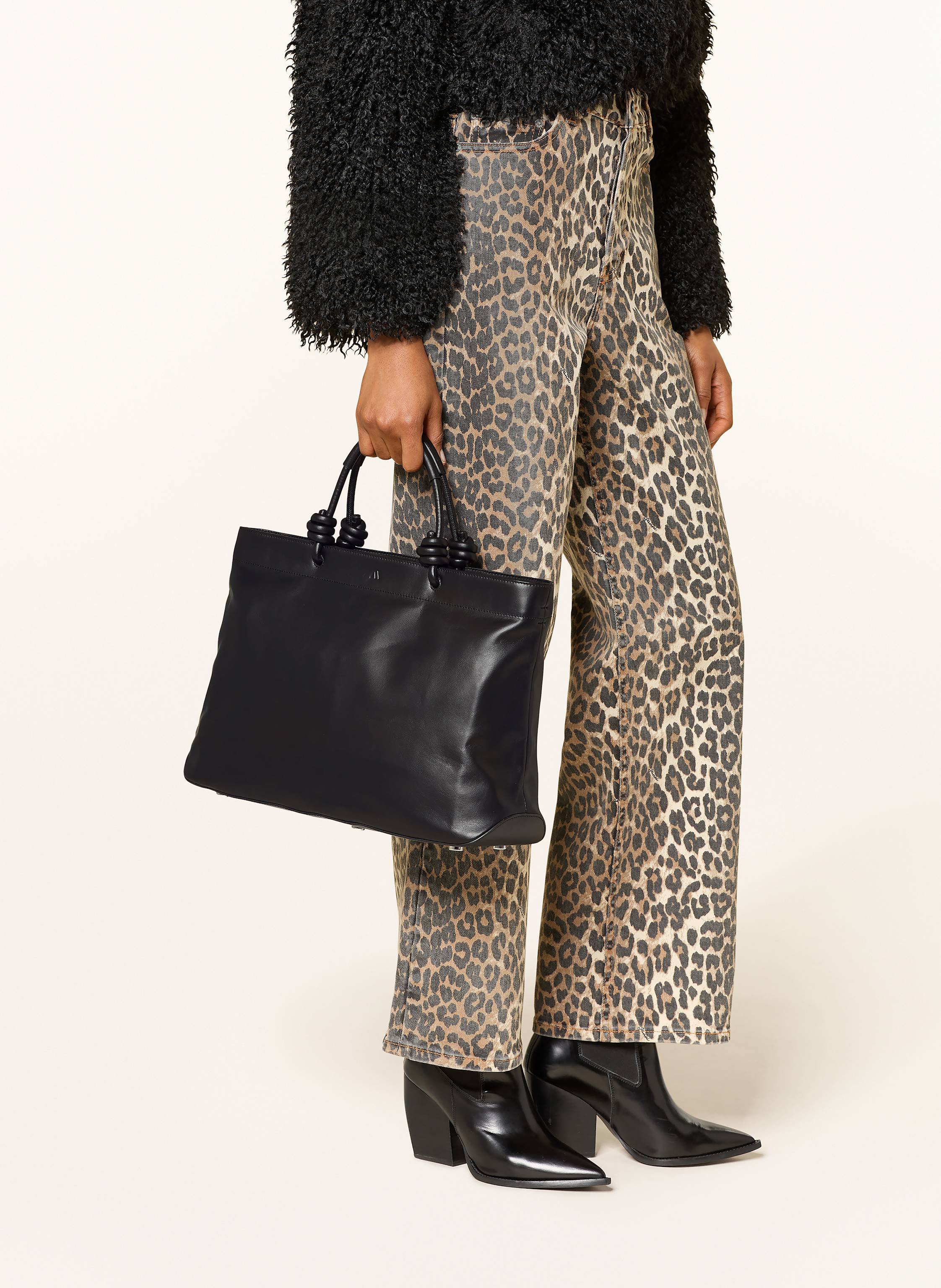 Thumbnail - Kaai Umhängetasche Midi Loop schwarz