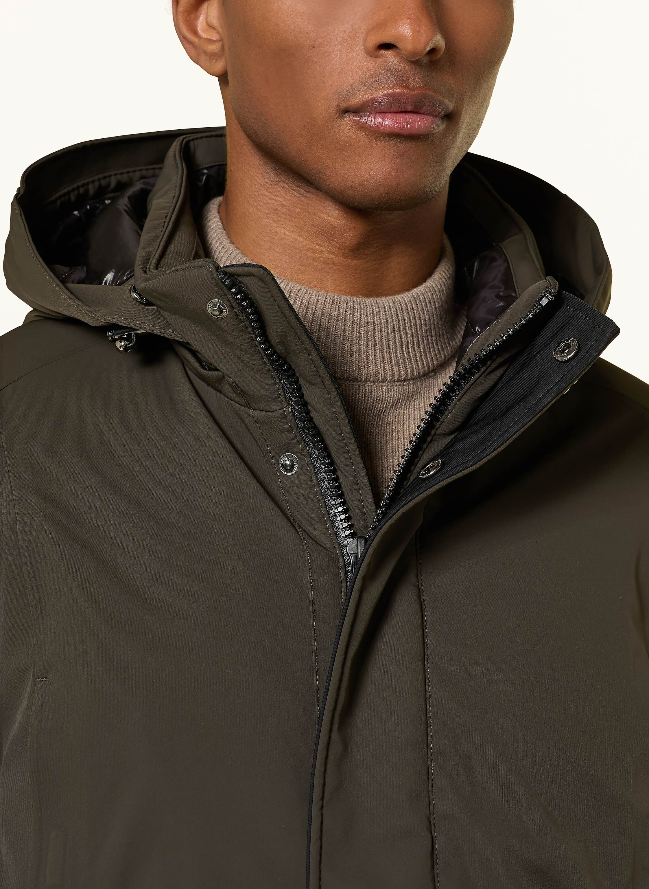 Thumbnail - Milestone Parka Msrichmond Mit Abnehmbarer Kapuze gruen