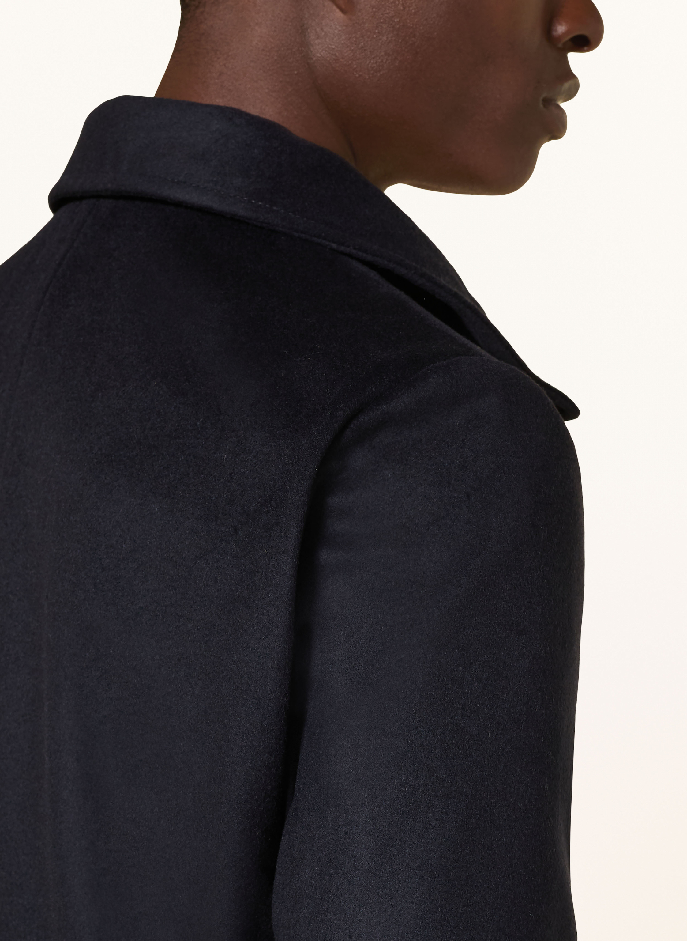 Thumbnail - Tiger Of Sweden Mantel Aleric Mit Abnehmbarer Kapuze blau