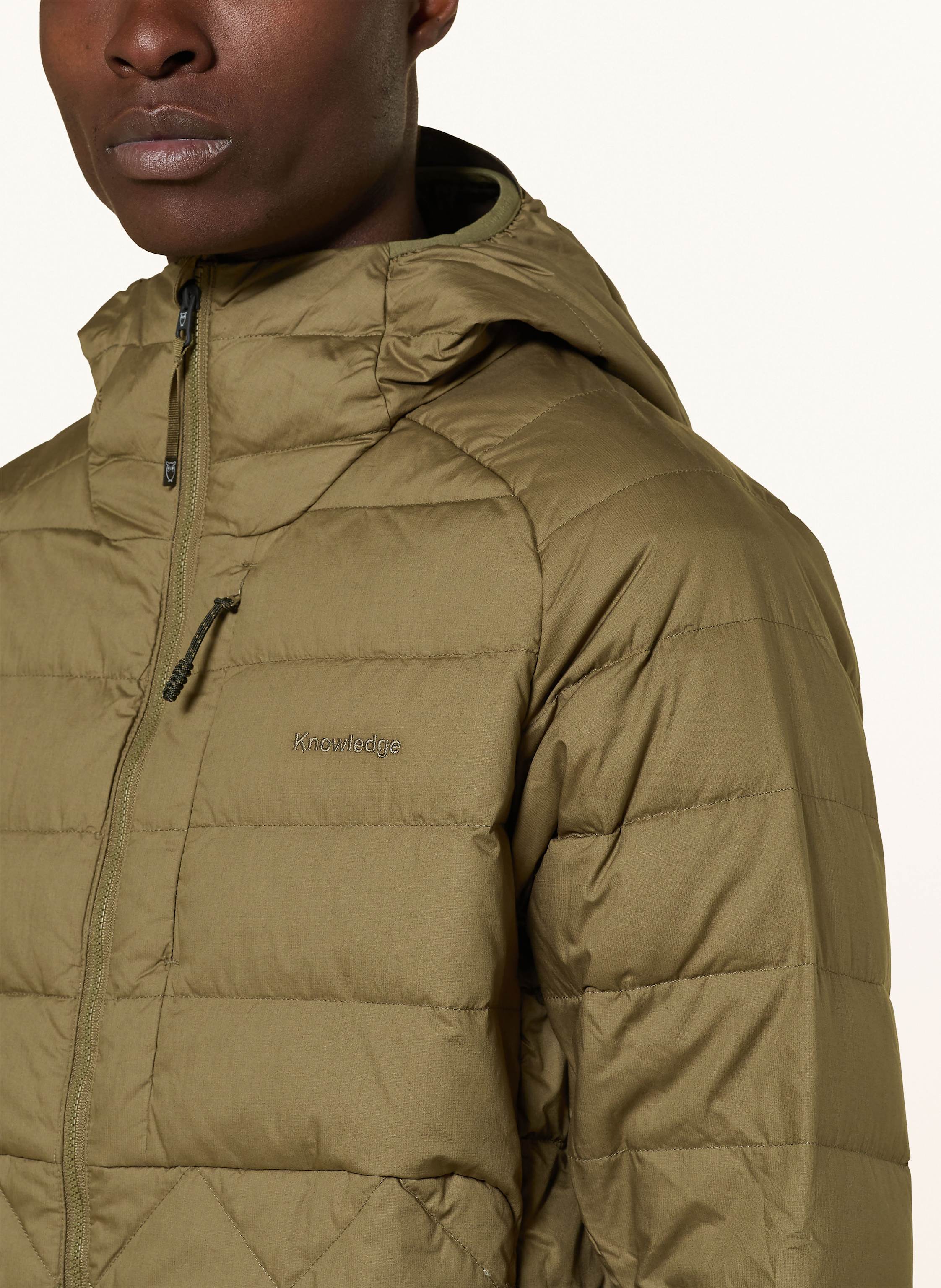 Thumbnail - Knowledgecotton Apparel Daunenjacke gruen