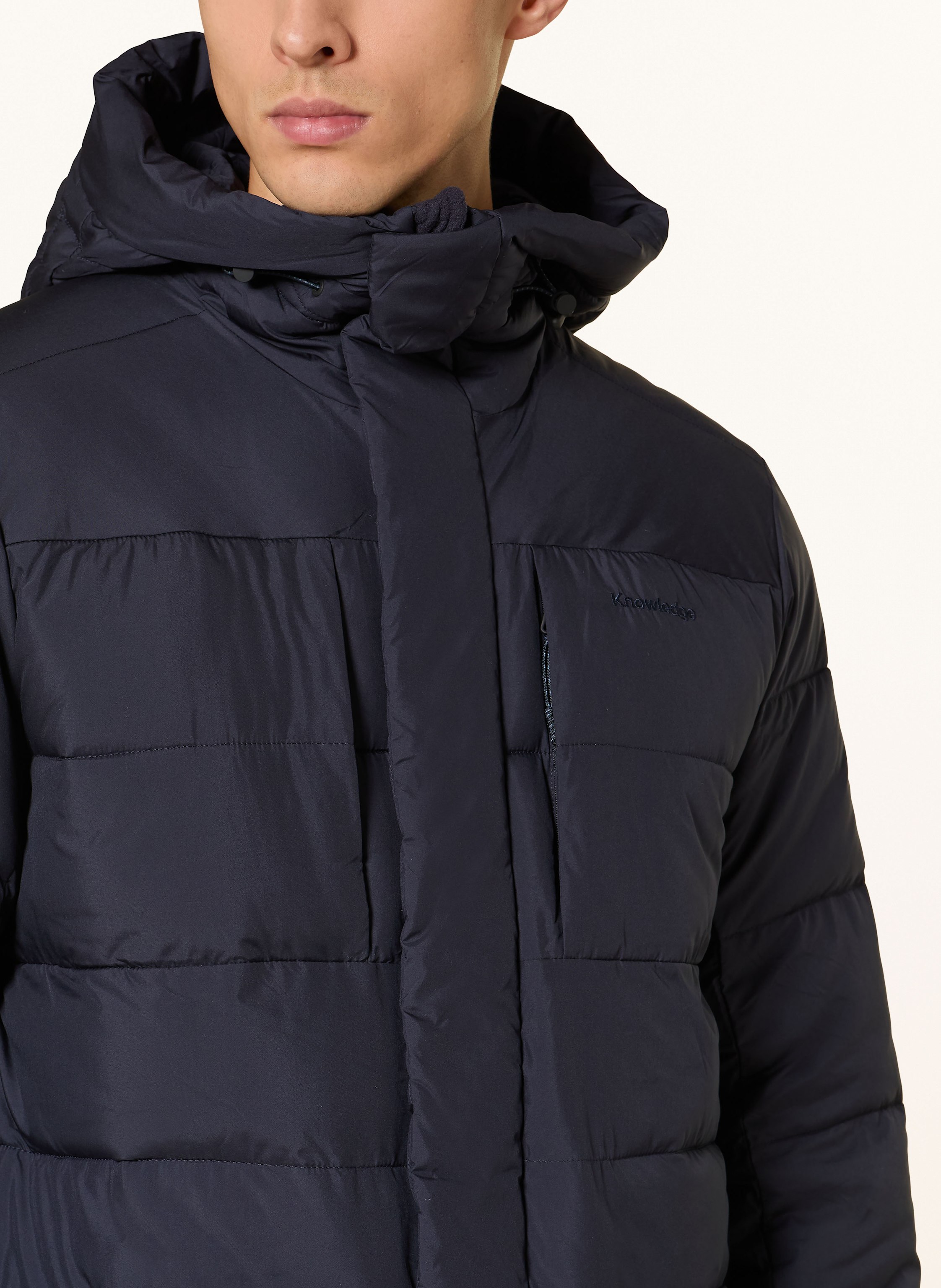 Thumbnail - Knowledgecotton Apparel Steppjacke blau