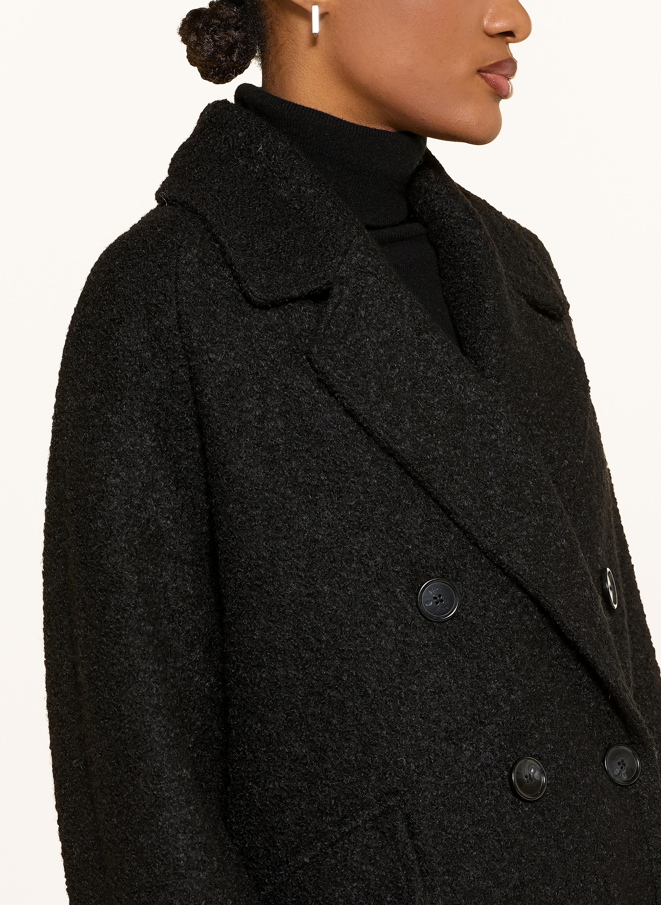 Thumbnail - Boss Cabanjacke Cabani Aus Bouclé schwarz