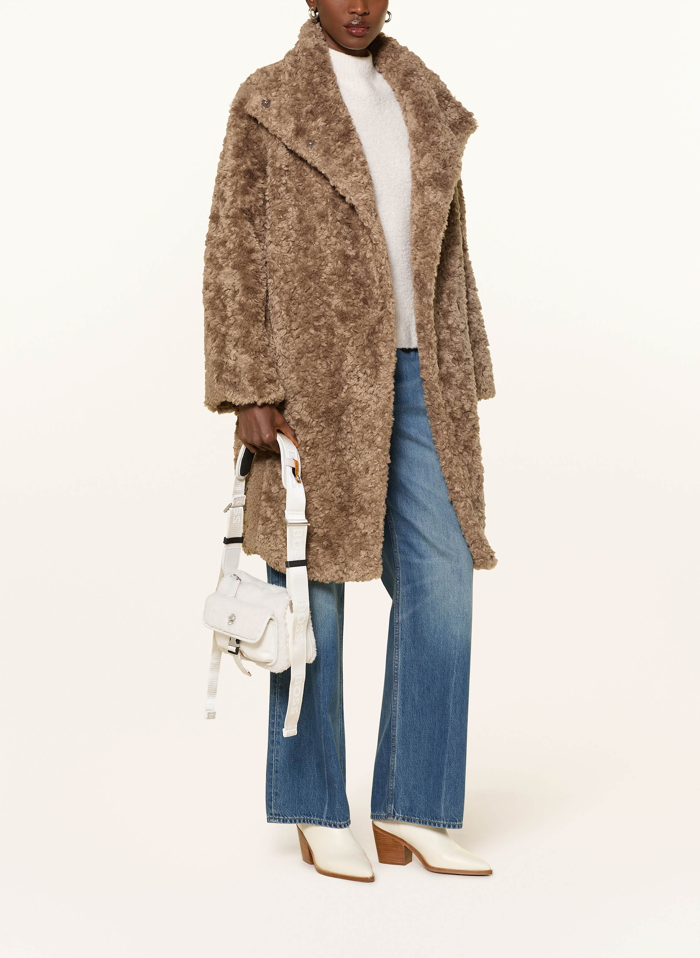 Thumbnail - Boss Umhängetasche Icon weiss