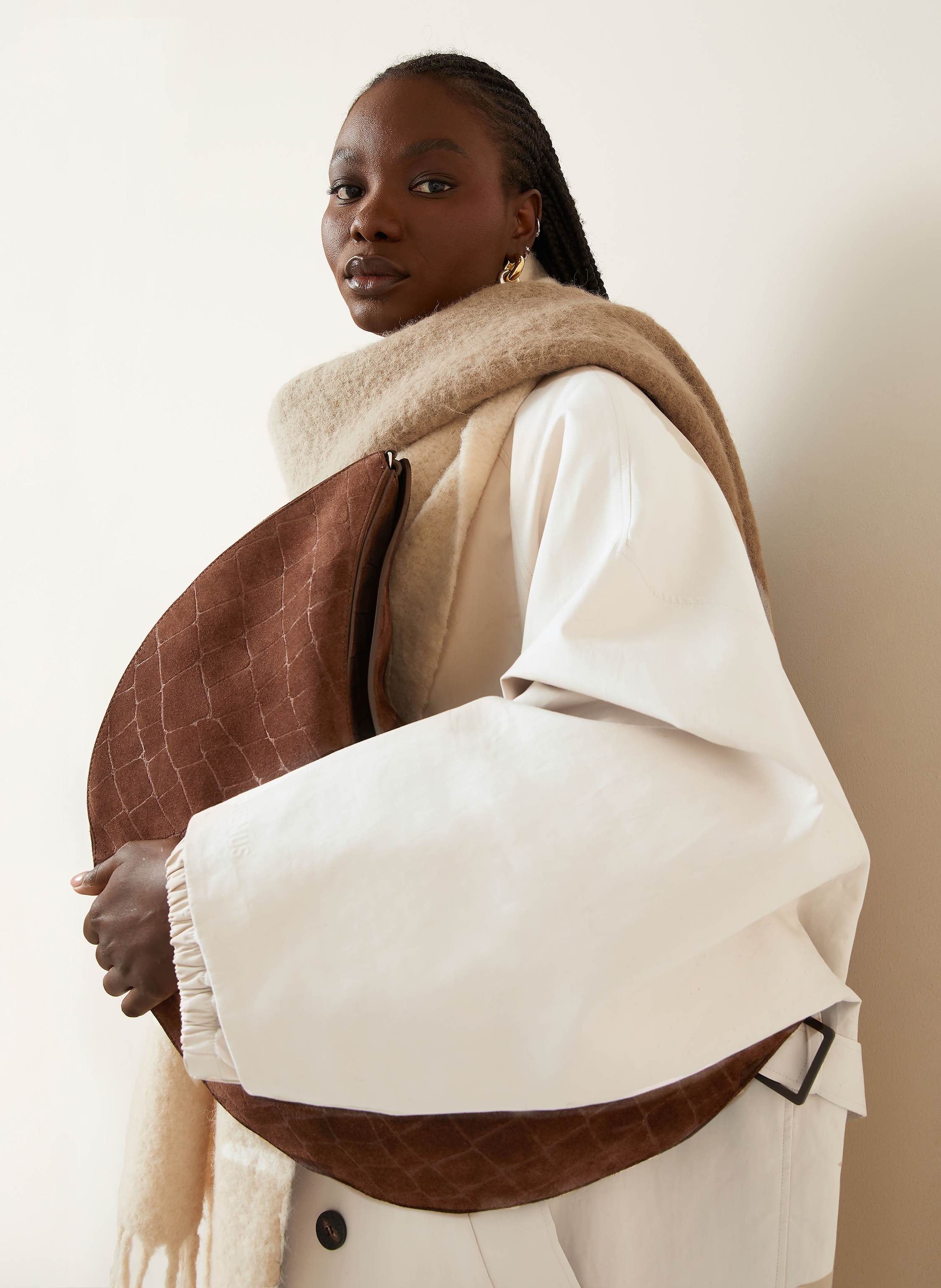 Thumbnail - Jacquemus Schultertasche Le Calisso Rond braun