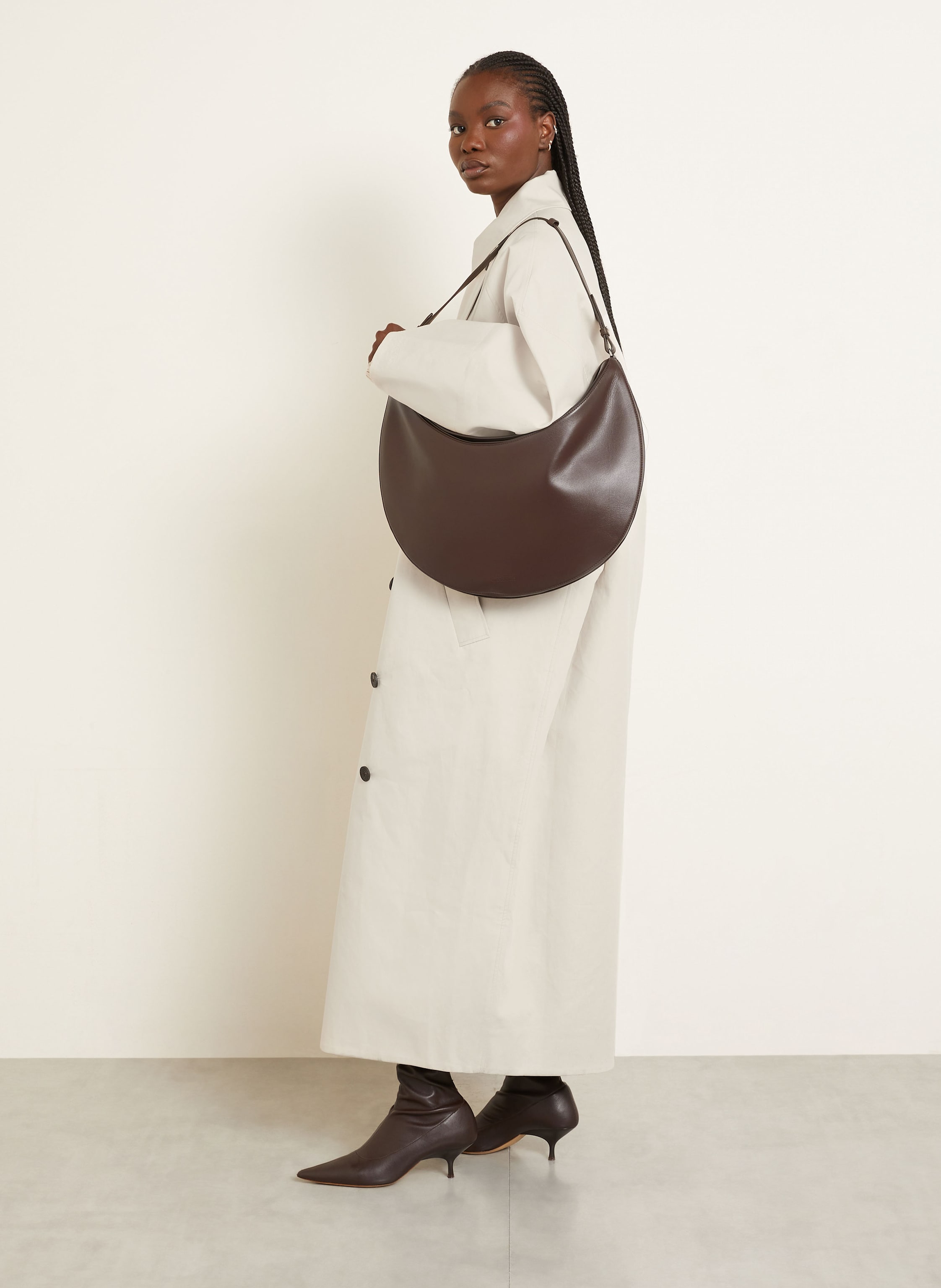 Thumbnail - Jacquemus Schultertasche Le Calisso Rond braun