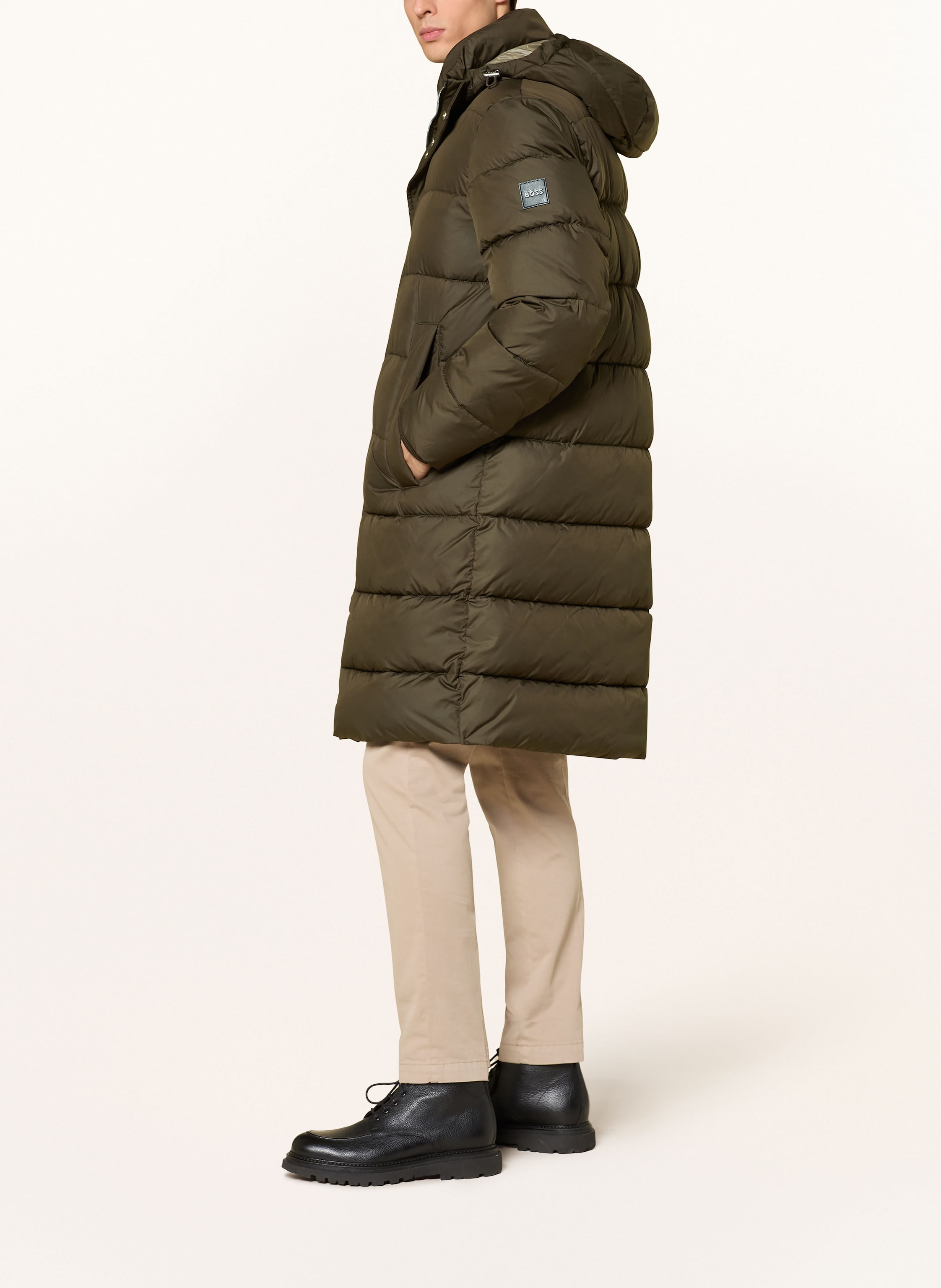 Thumbnail - Boss Steppmantel Cenuto gruen