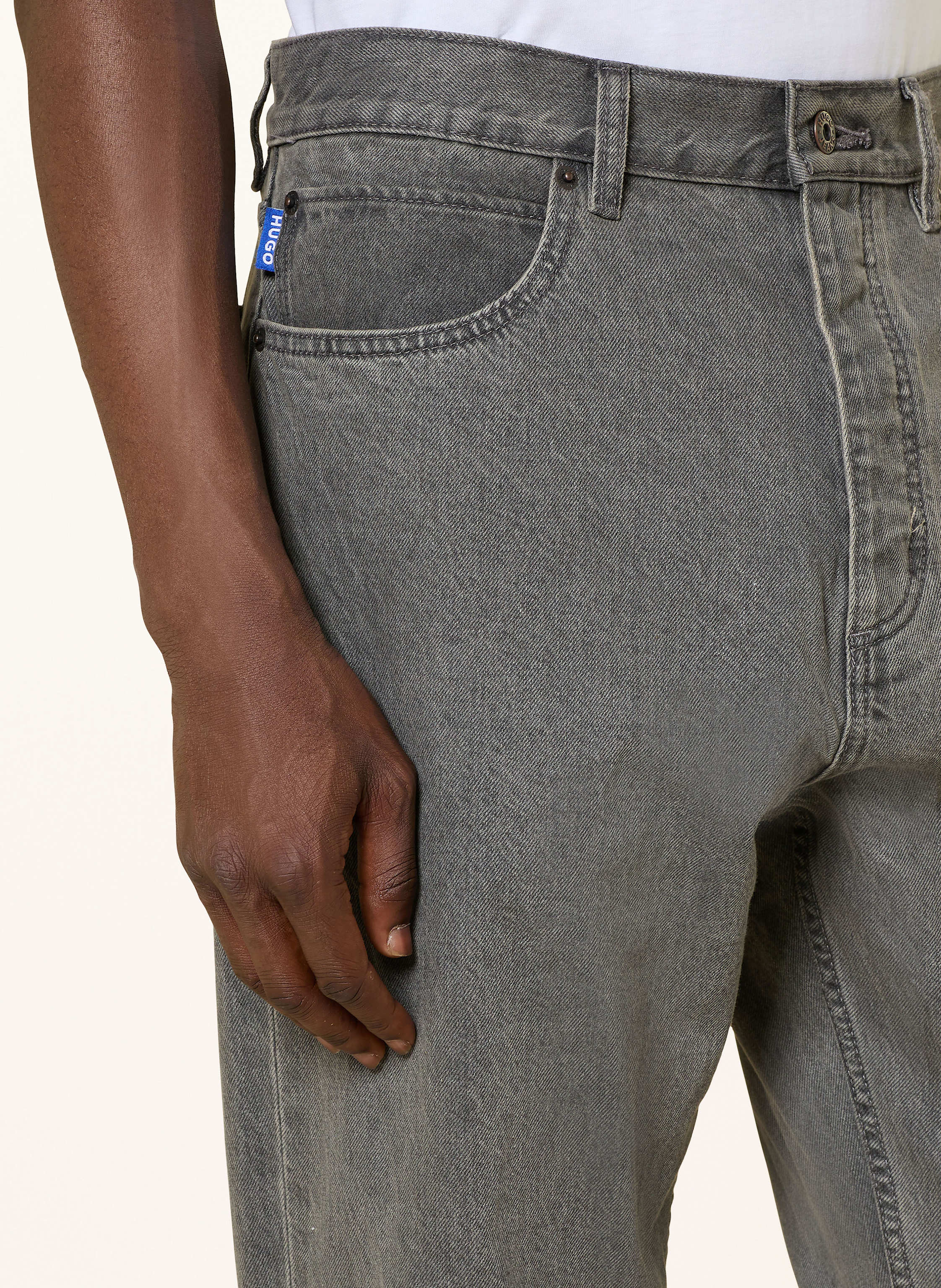 Thumbnail - Hugo Jeans Nate Baggy Fit grau