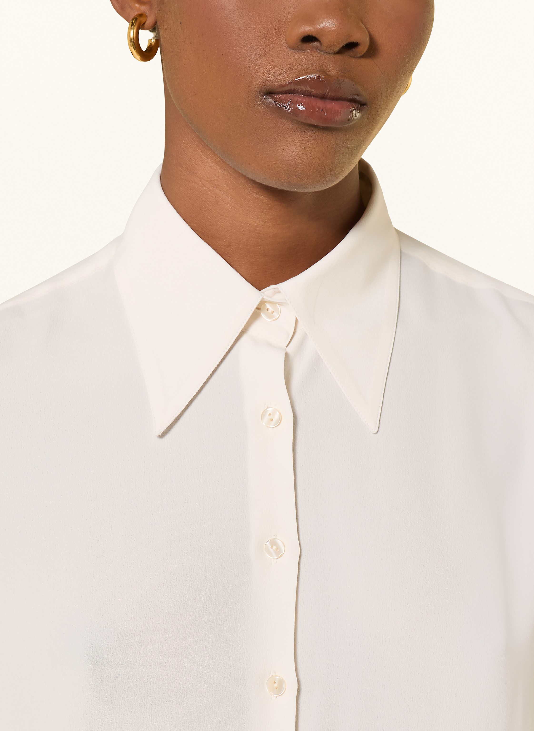 Thumbnail - Émanou Hemdbluse Mit Seide weiss