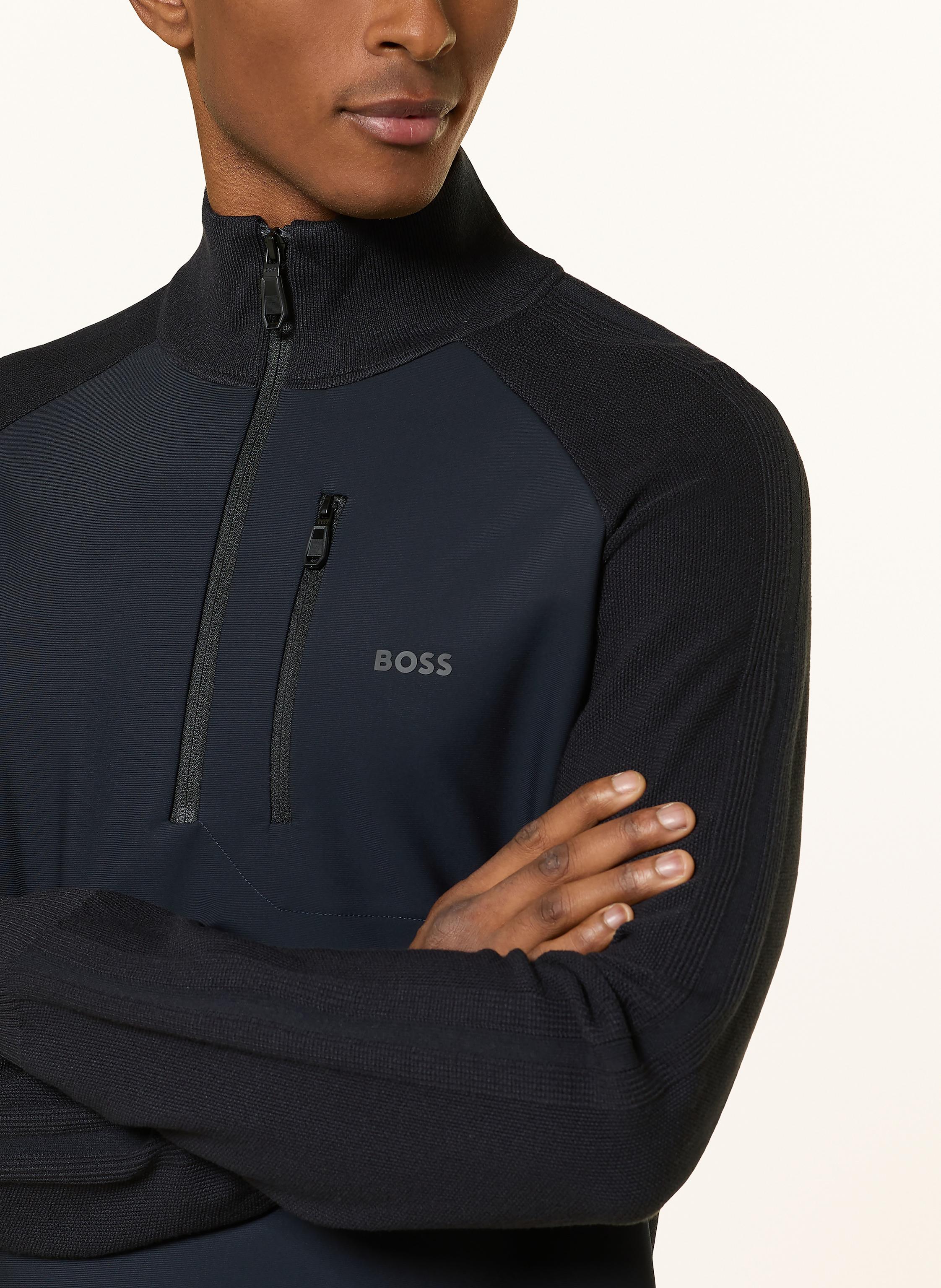 Thumbnail - Boss Troyer Civic Im Materialmix blau