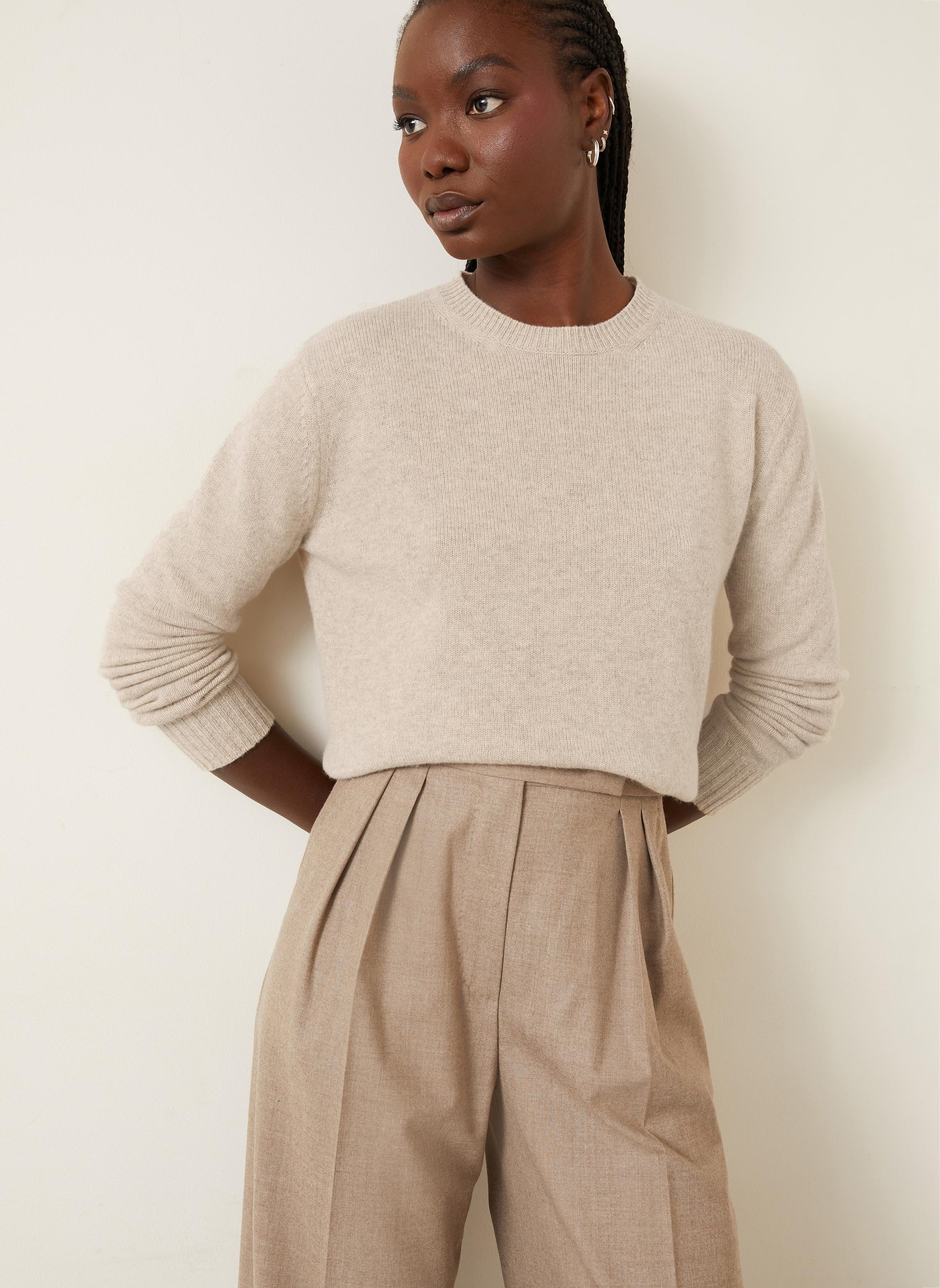 Thumbnail - Max Mara Cashmere-Pullover Cinema beige