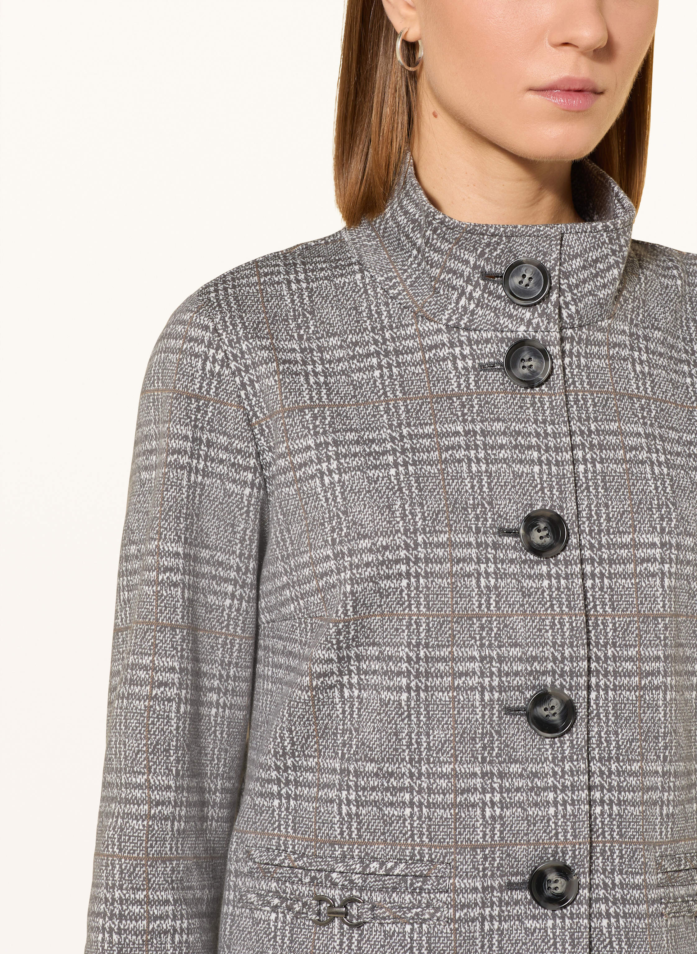 Thumbnail - Betty Barclay Kastenjacke Aus Jersey grau