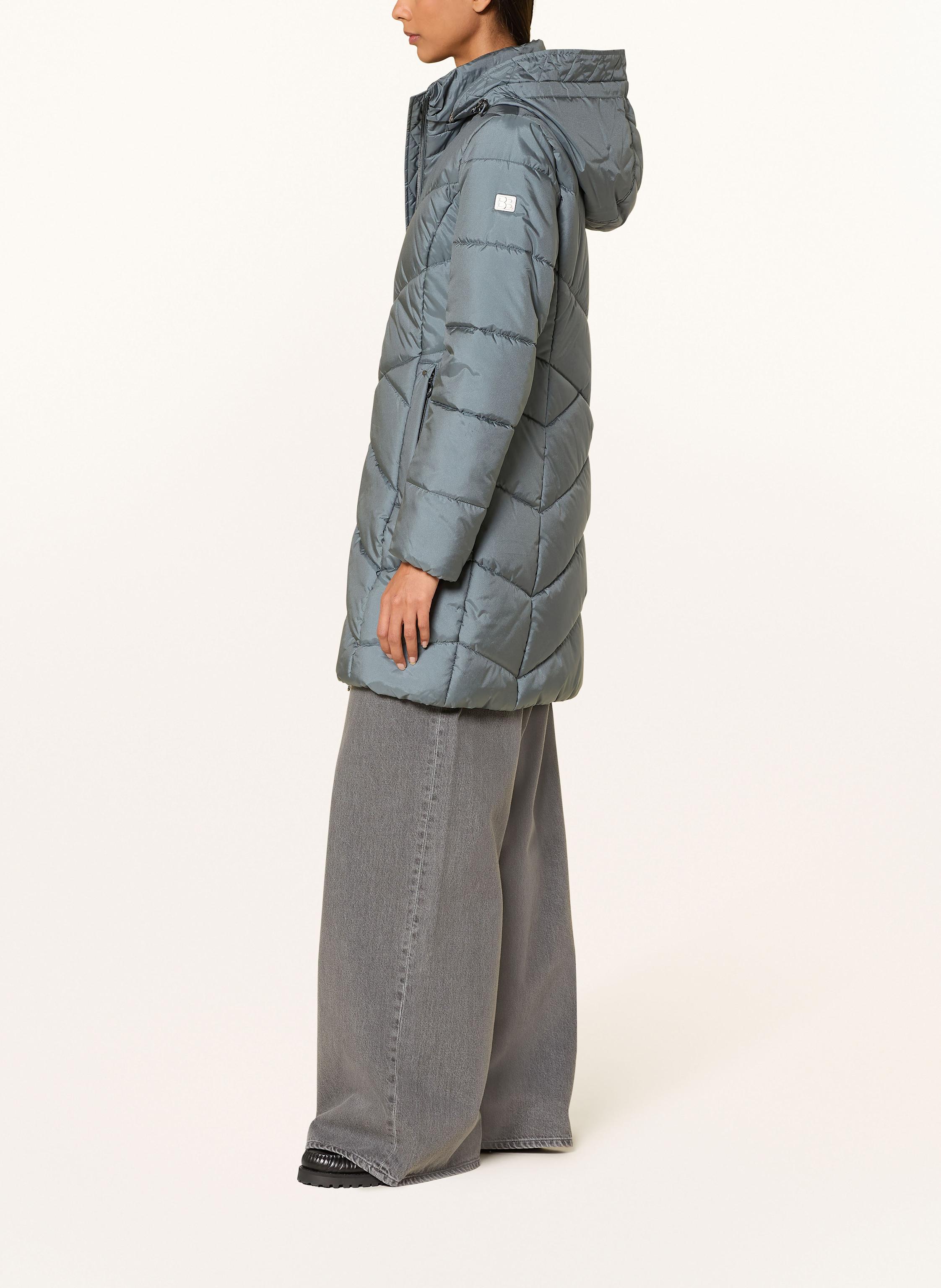 Thumbnail - Betty Barclay Steppmantel Mit Kunstfell gruen