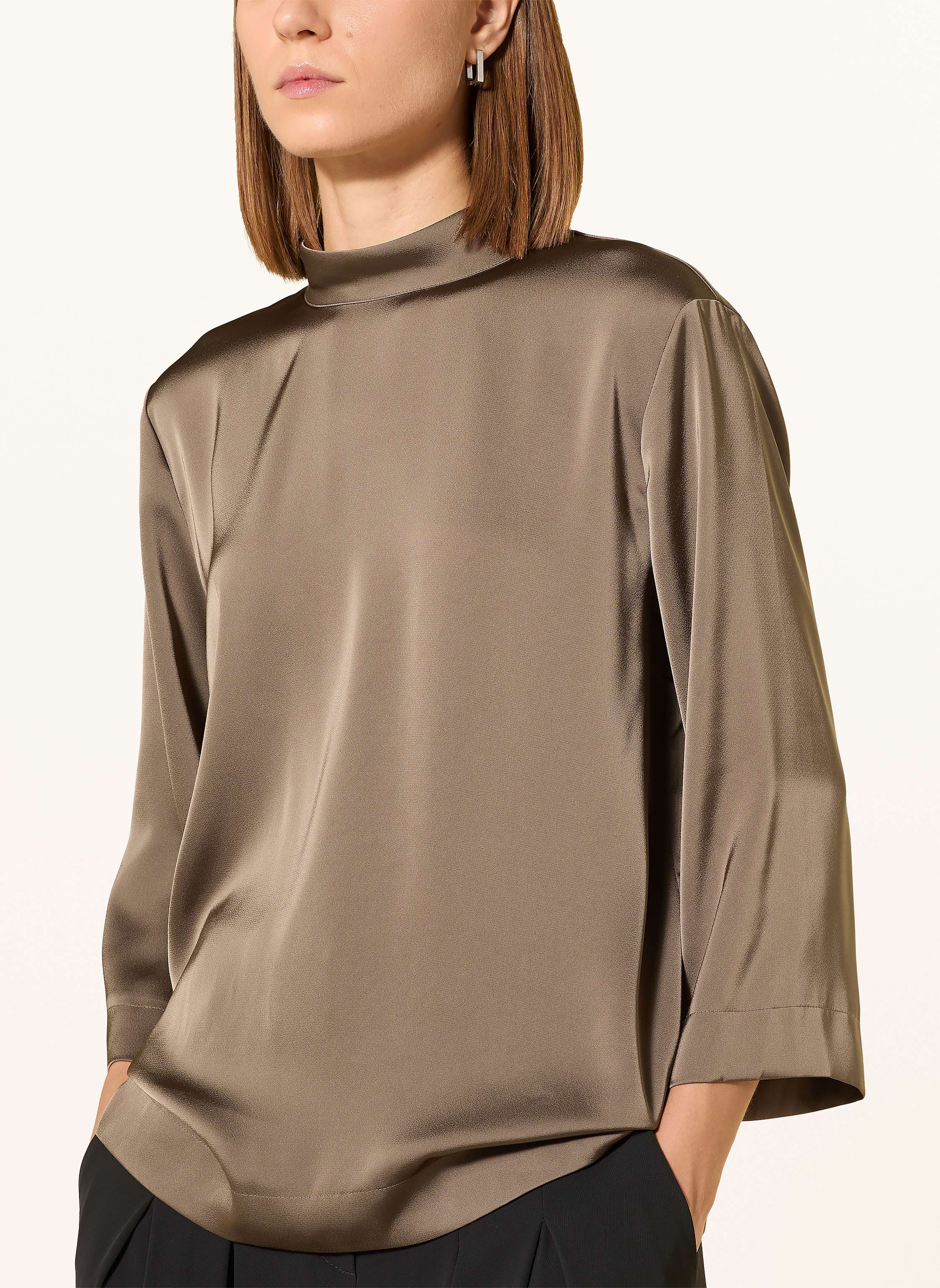 Thumbnail - Betty Barclay Blusenshirt Aus Satin Mit 3/4-Arm beige