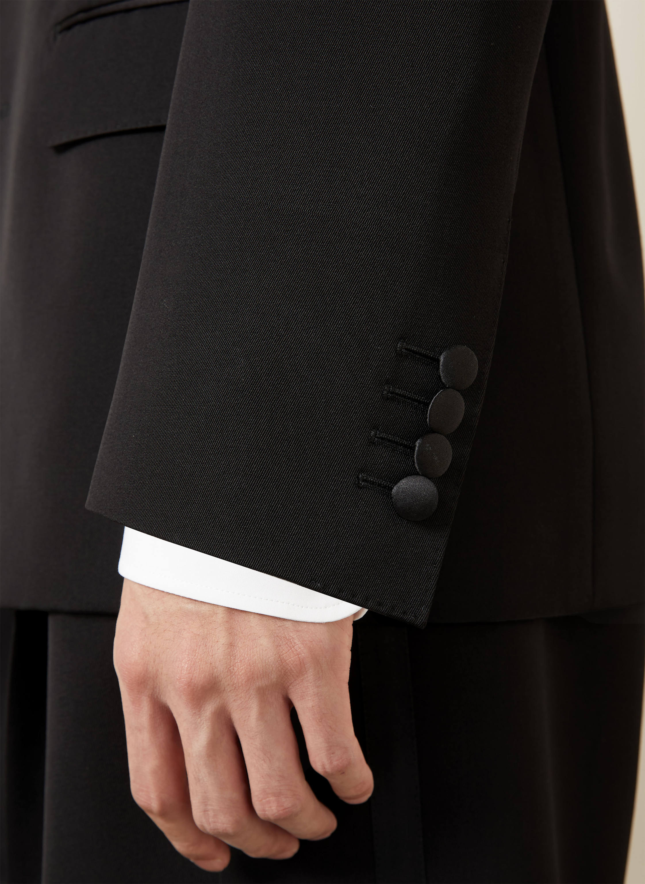 Thumbnail - Dolce & Gabbana Smoking-Sakko Regular Fit schwarz
