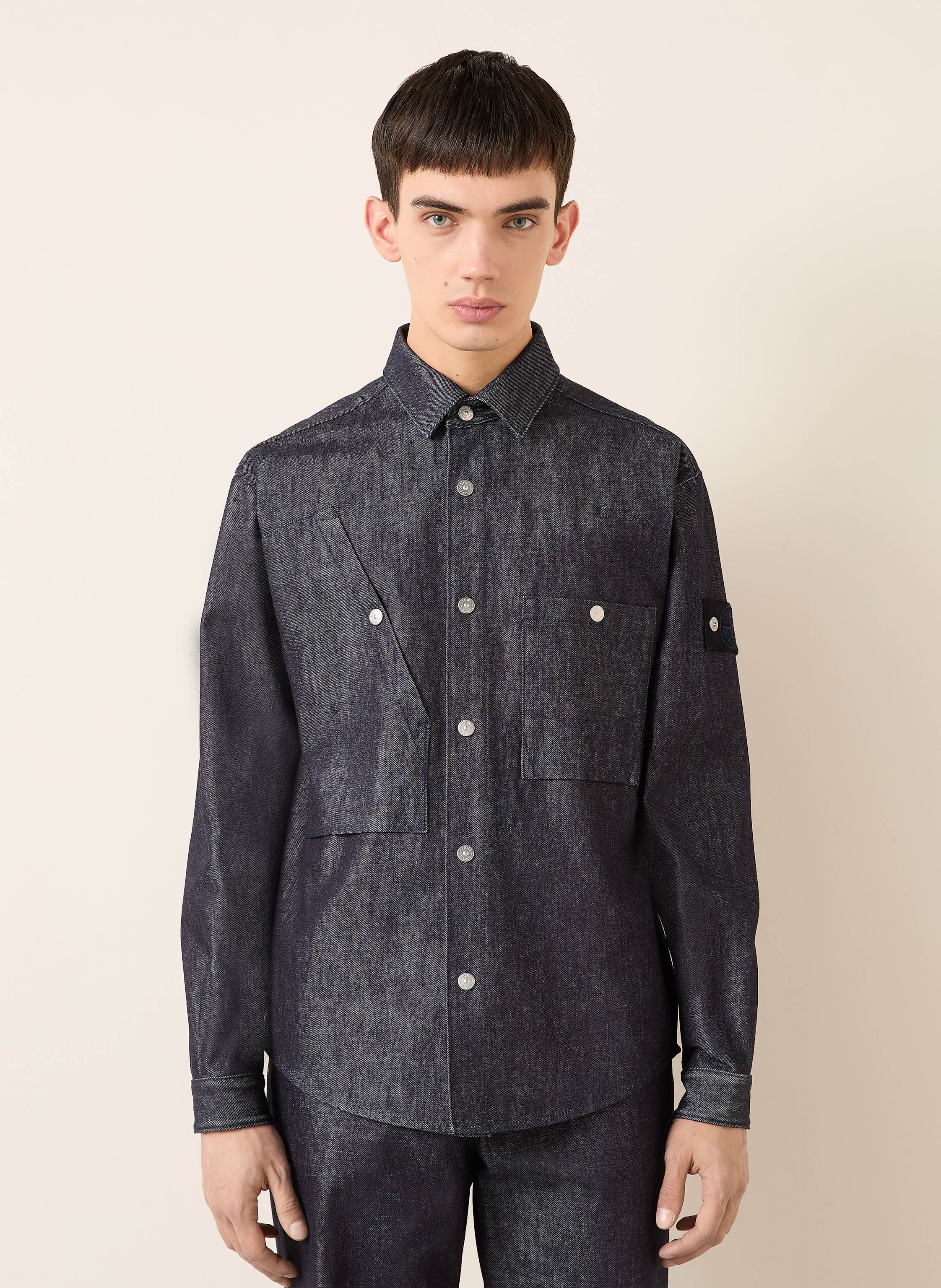 Thumbnail - Stone Island Jeansjacke Denim Project blau