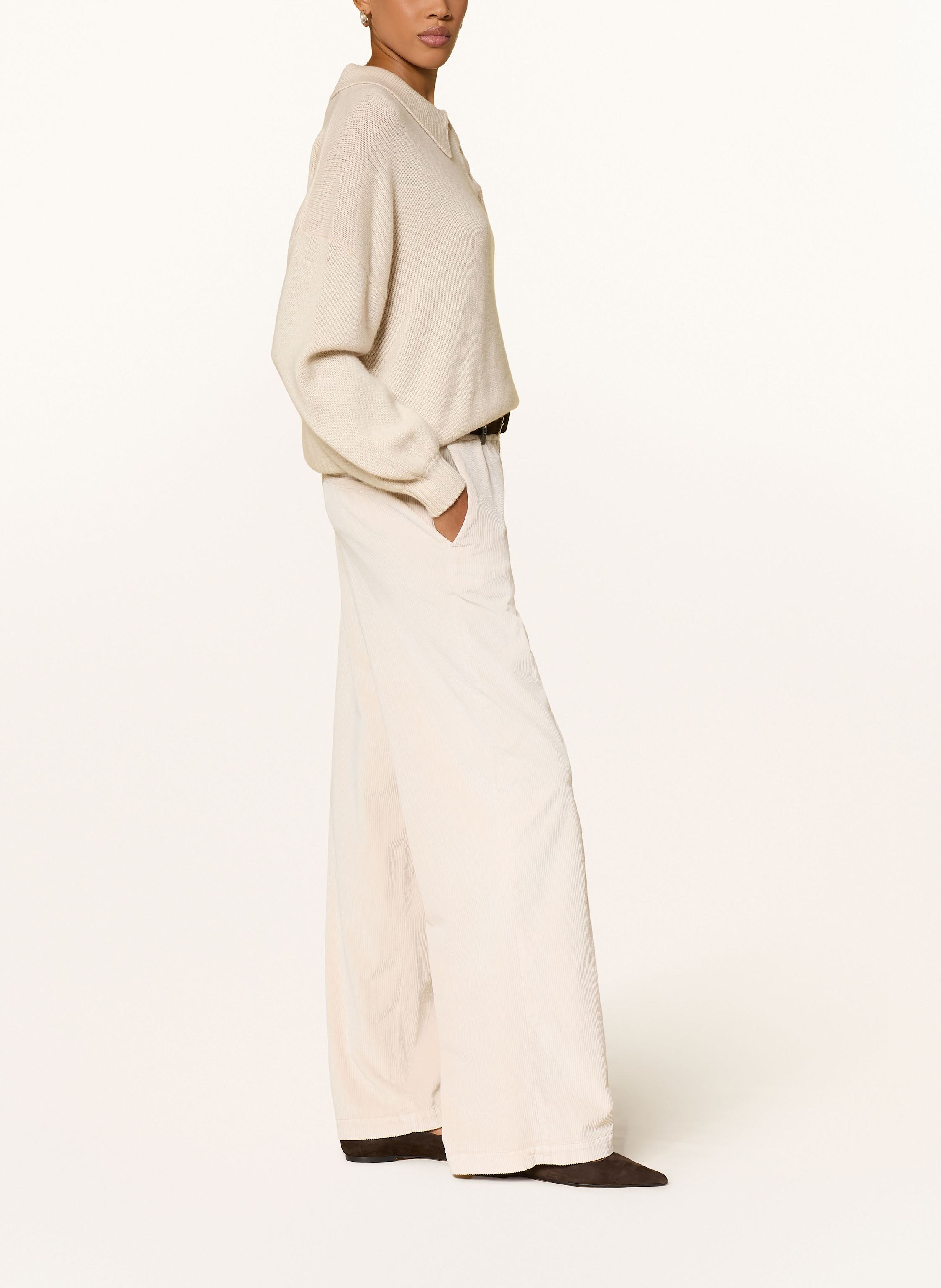 Thumbnail - Peserico Marlenehose Aus Cord beige