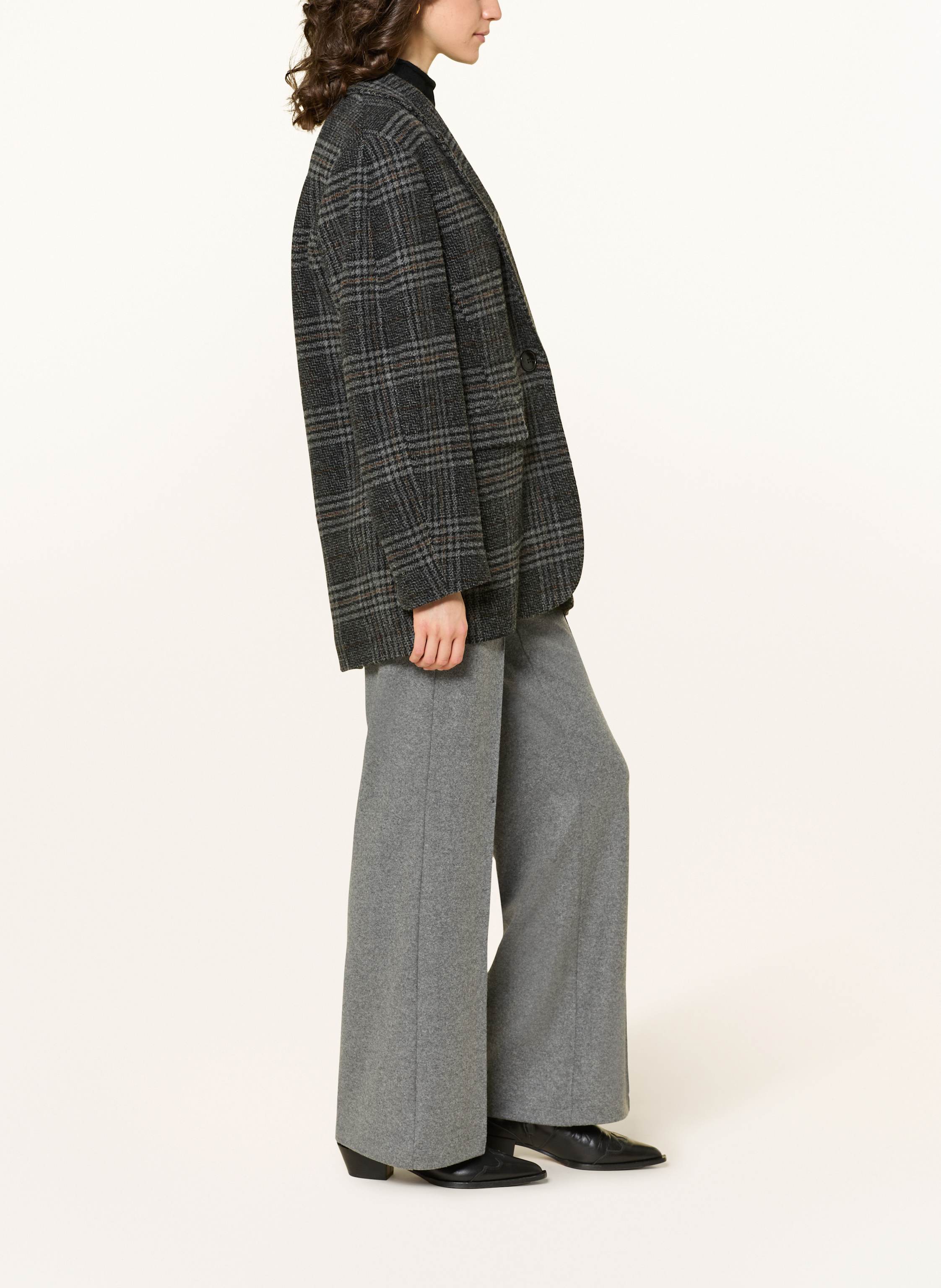 Thumbnail - Cambio Marlenehose Ava Aus Jersey grau