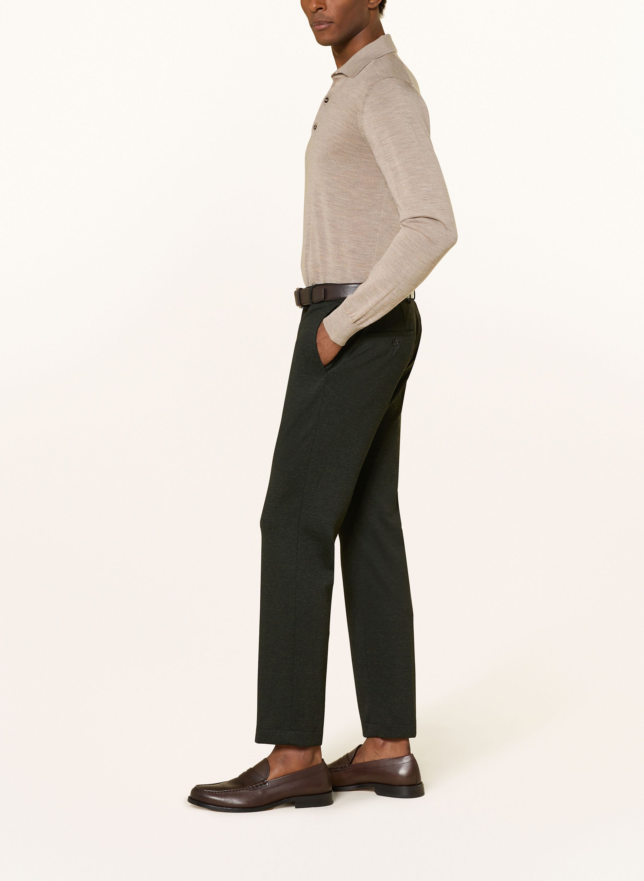 Thumbnail - Joop! Anzughose Sake Im Jogging-Stil Slim Fit gruen