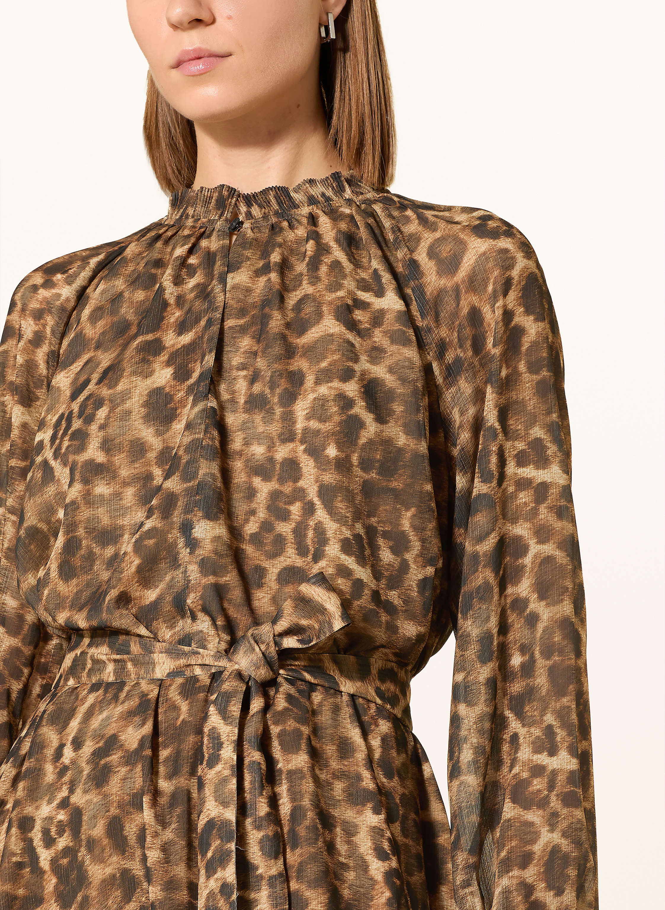 Thumbnail - Oui Kleid braun