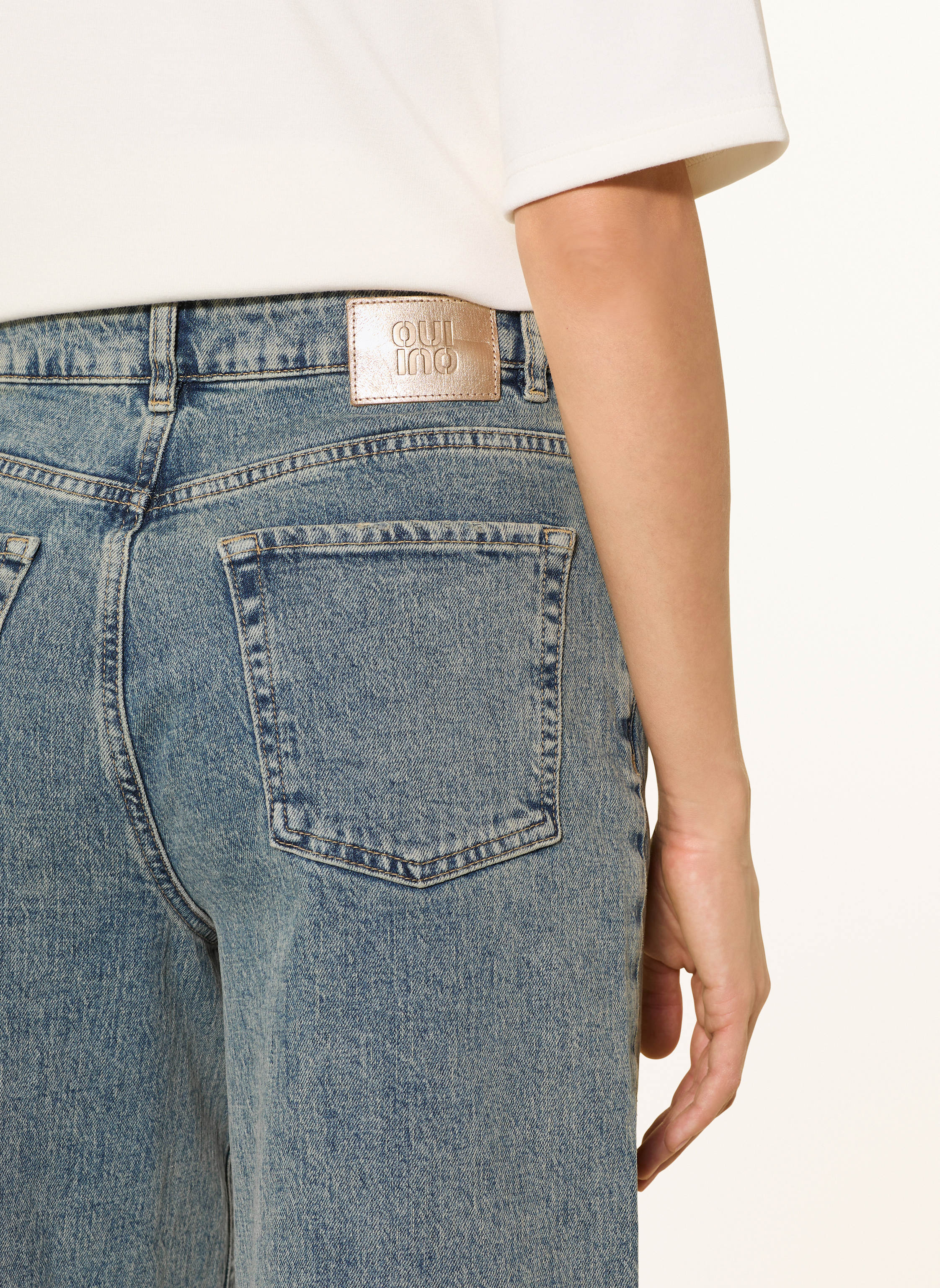 Thumbnail - Oui Jeans-Culotte blau