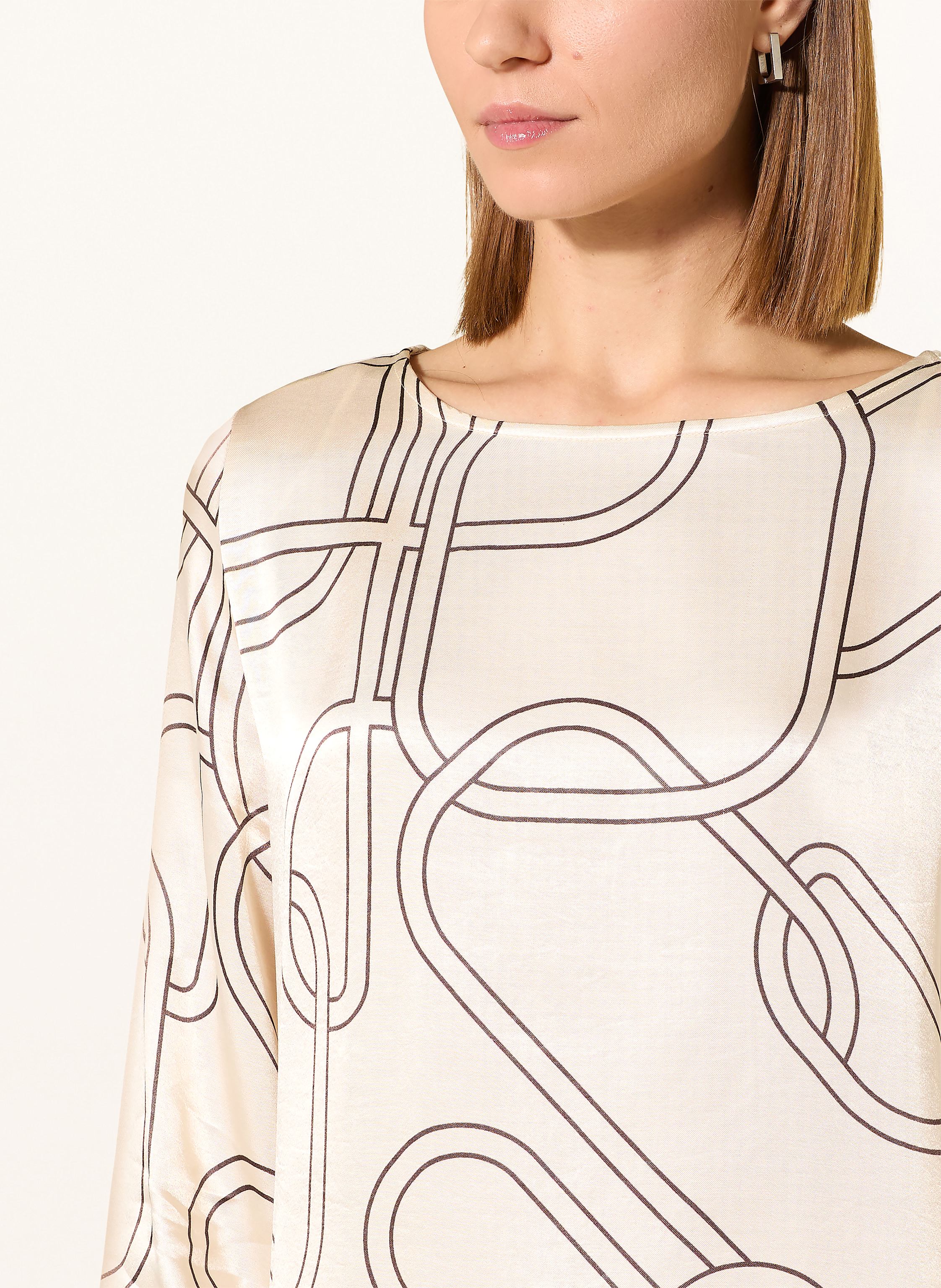 Thumbnail - S.Oliver Black Label Blusenshirt Im Materialmix beige