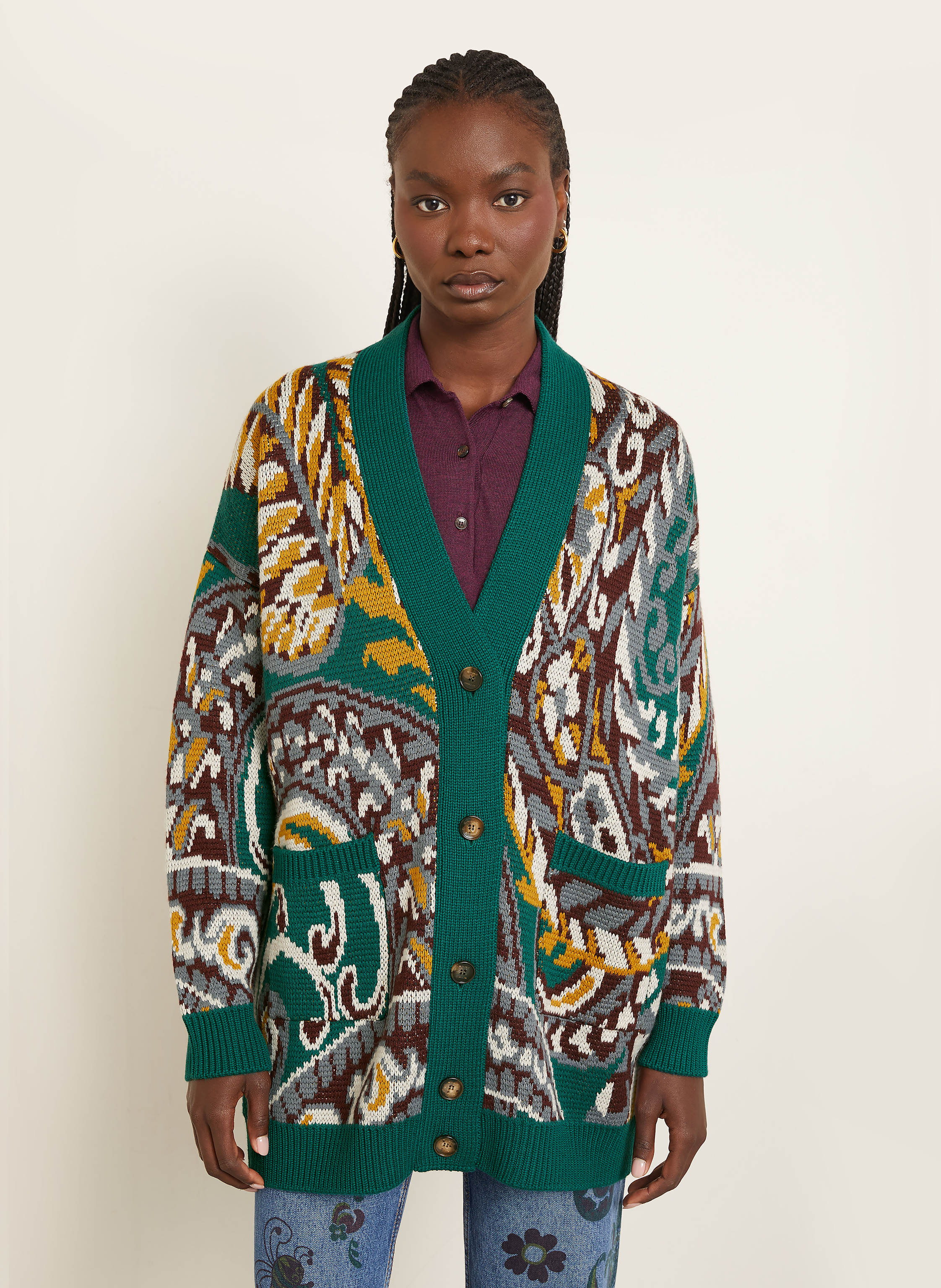 Thumbnail - Etro Strickjacke gruen